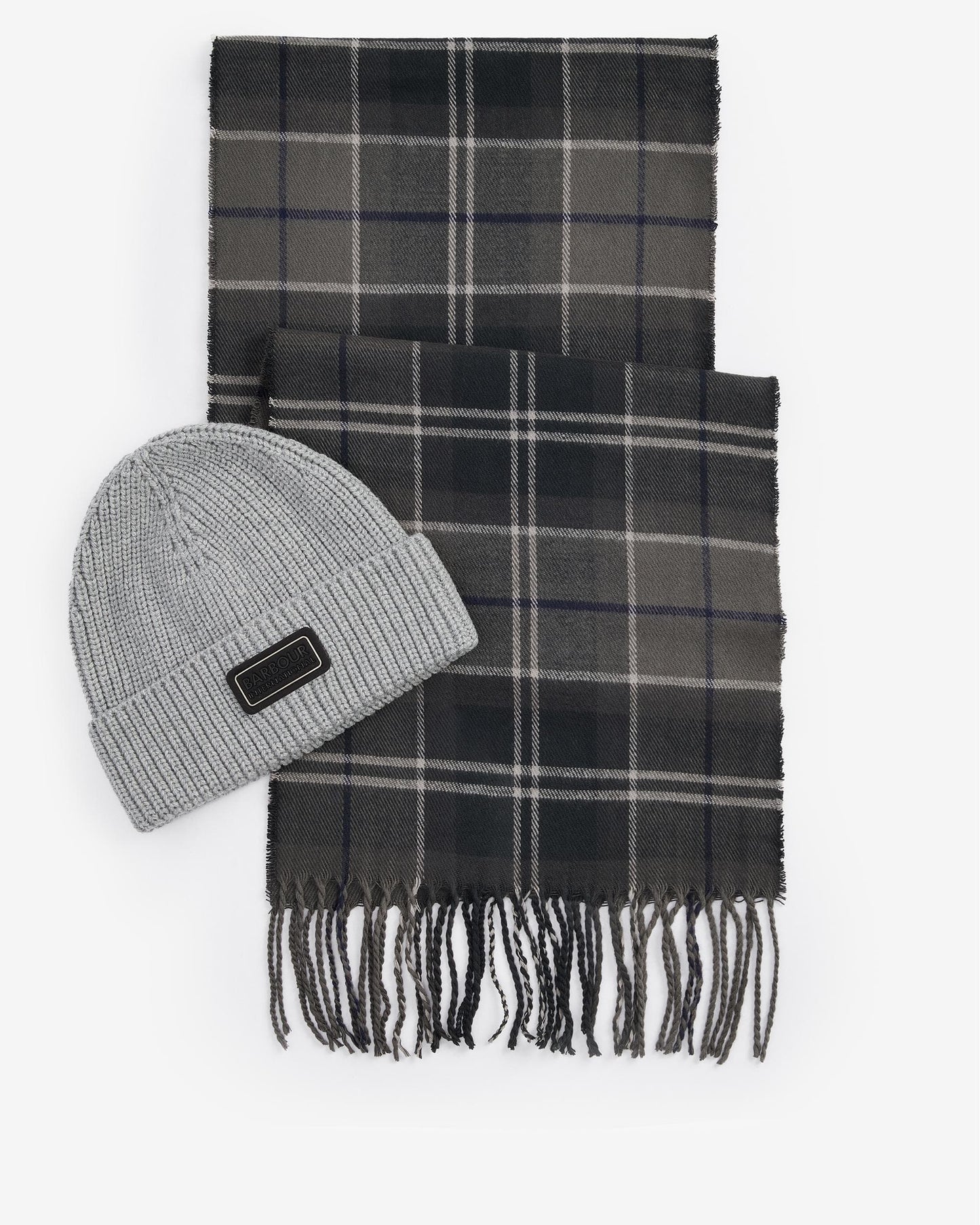 Barbour International Sweeper Mens Beanie & Scarf Gift Set
