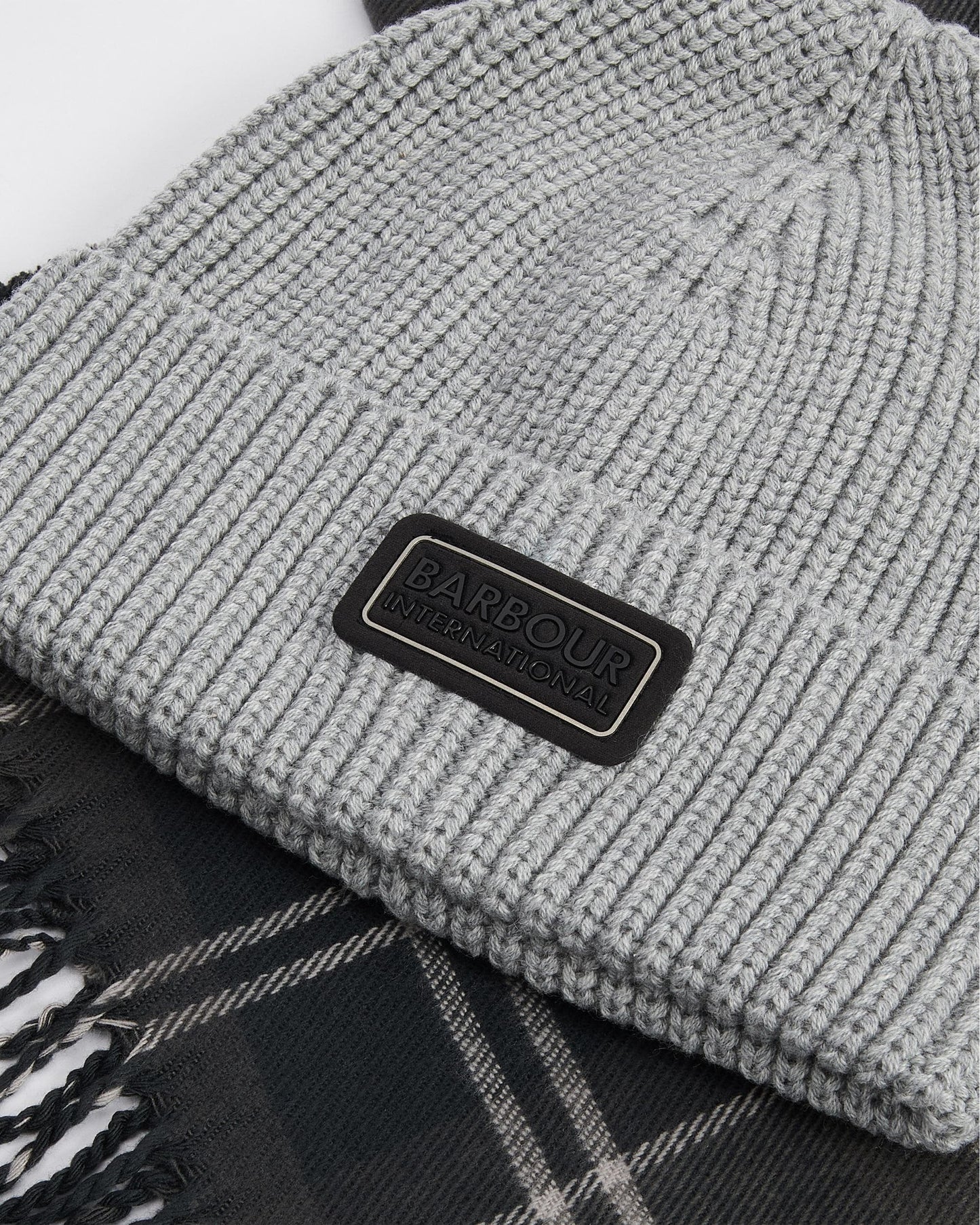 Barbour International Sweeper Mens Beanie & Scarf Gift Set