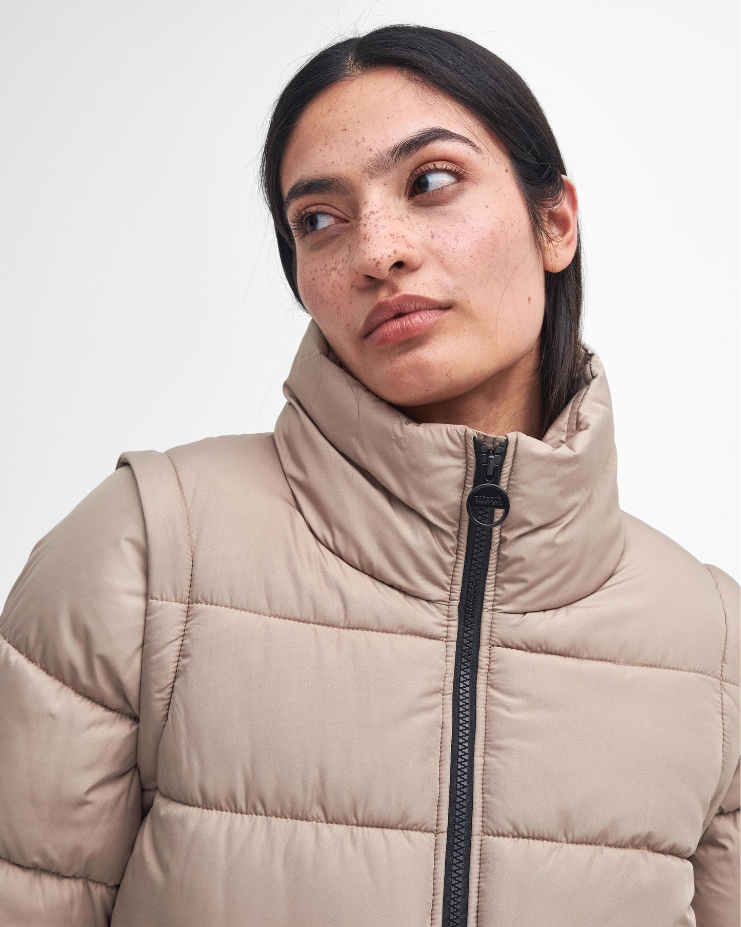 Barbour International Webber Womens Puffer Jacket - Light Trench