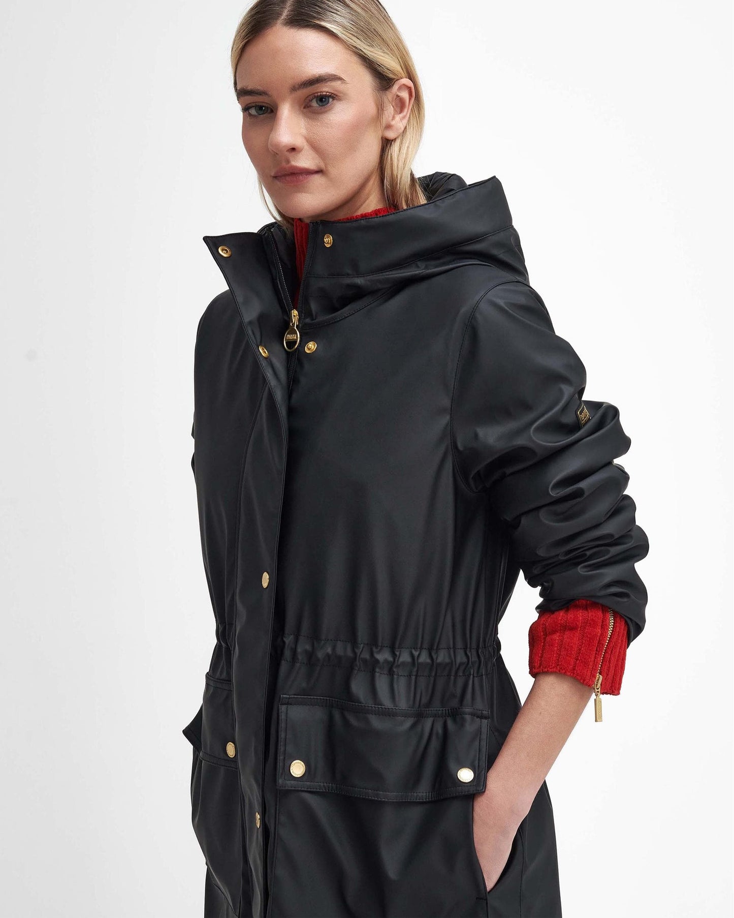 Barbour International Wyatt Womens Long Showerproof