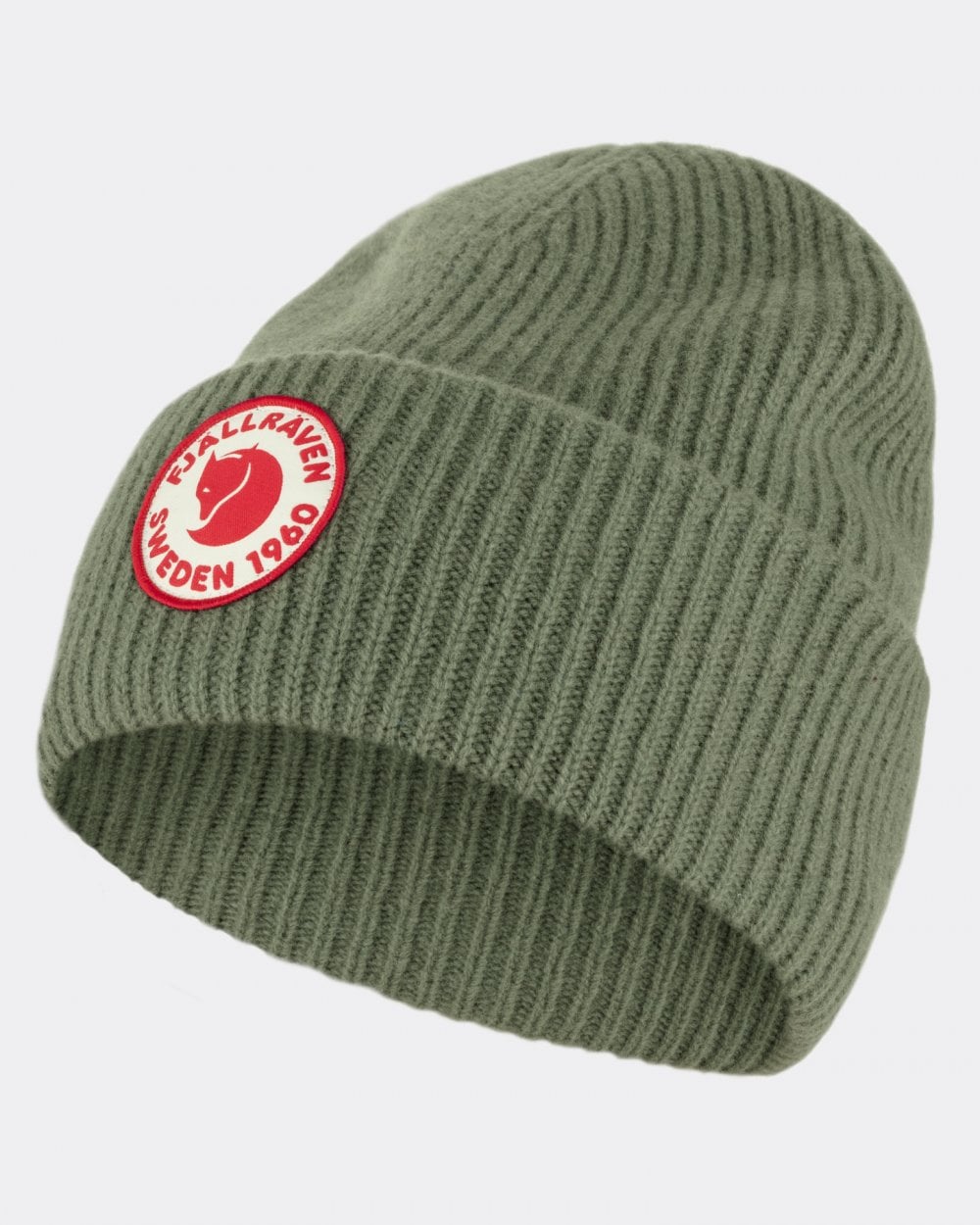 Fjallraven 1960 Logo Unisex Beanie - Caper Green 677