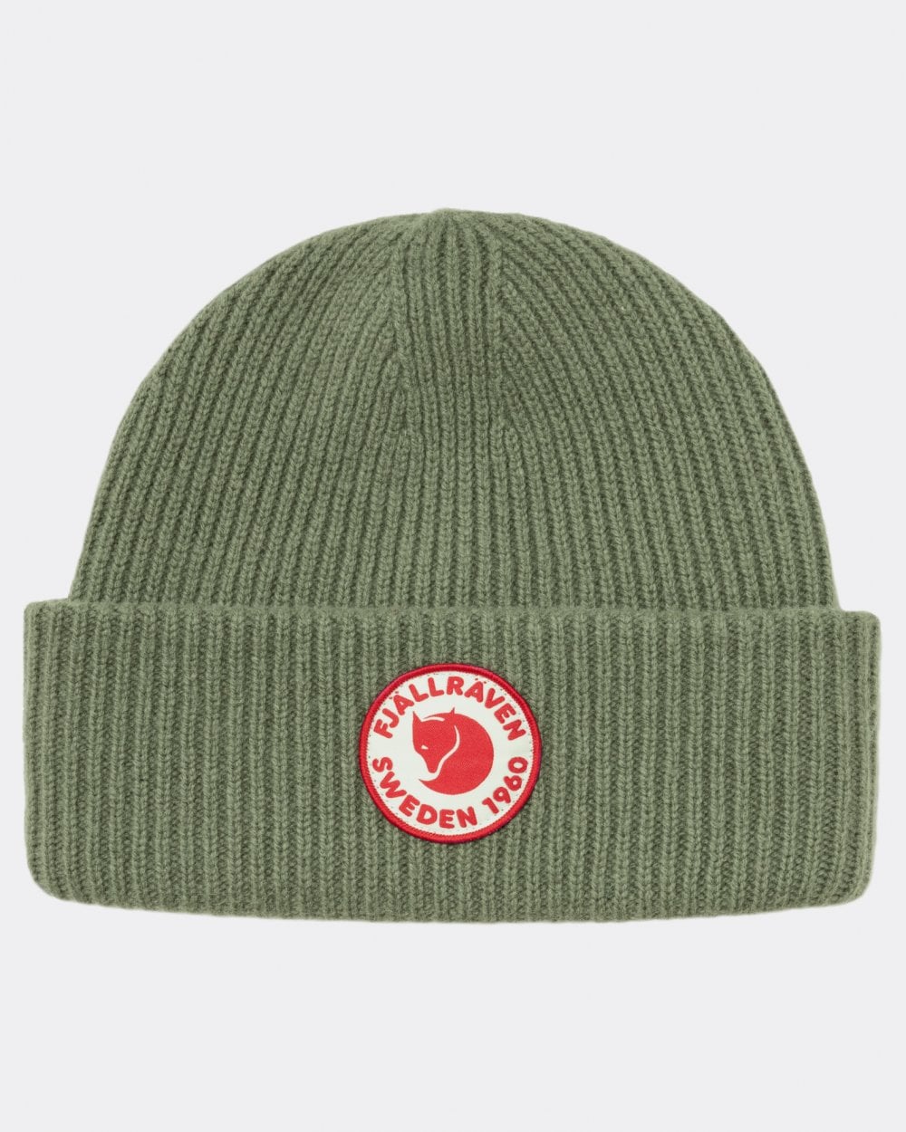 Fjallraven 1960 Logo Unisex Beanie - Caper Green 677