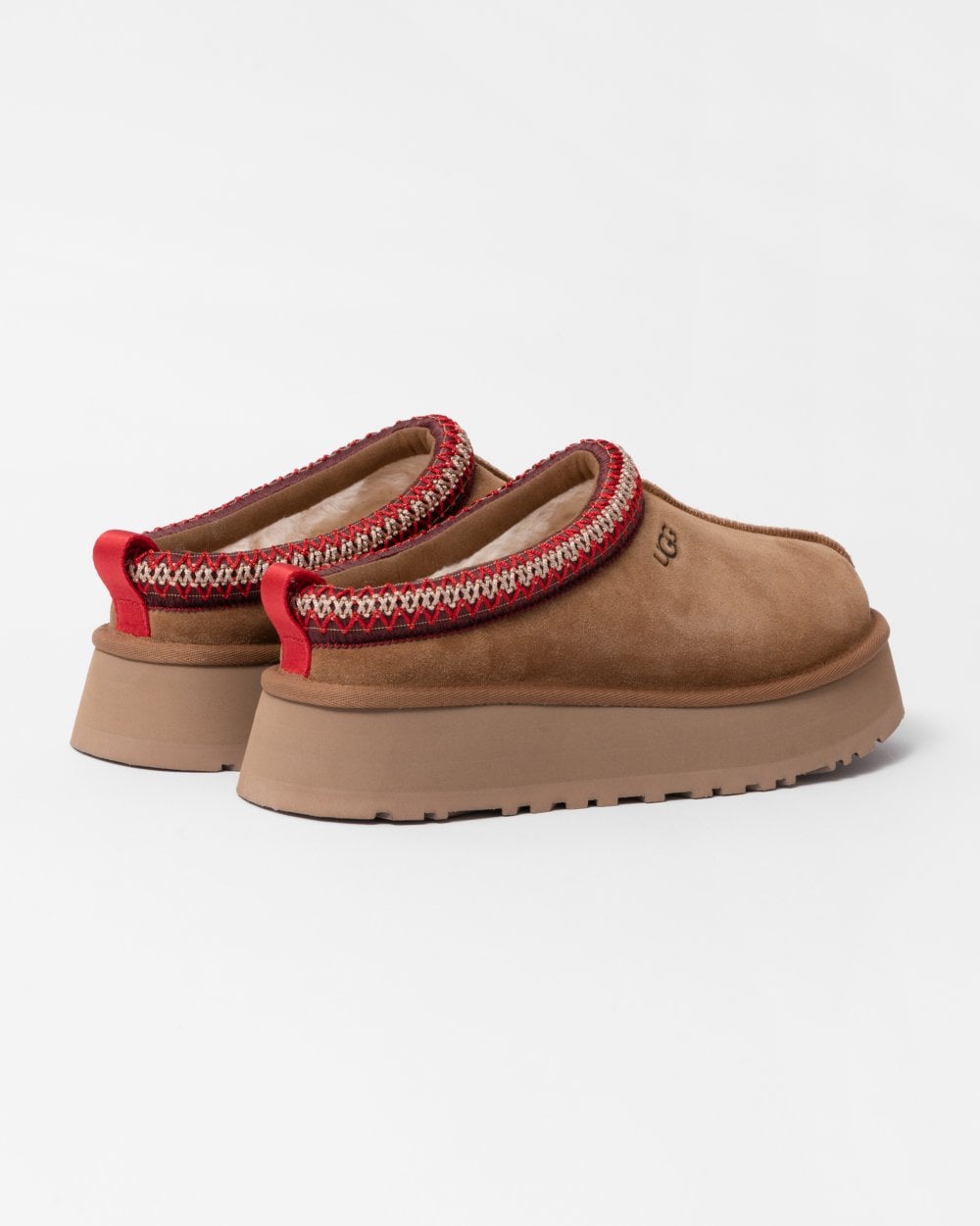 UGG Tazz Womens Platform Slippers - Chestnut
