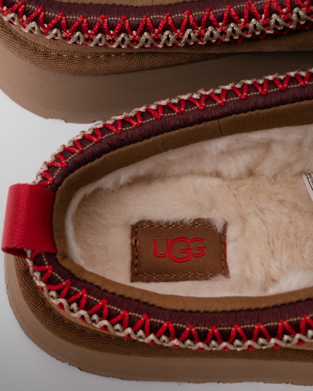 UGG Tazz Womens Platform Slippers - Chestnut