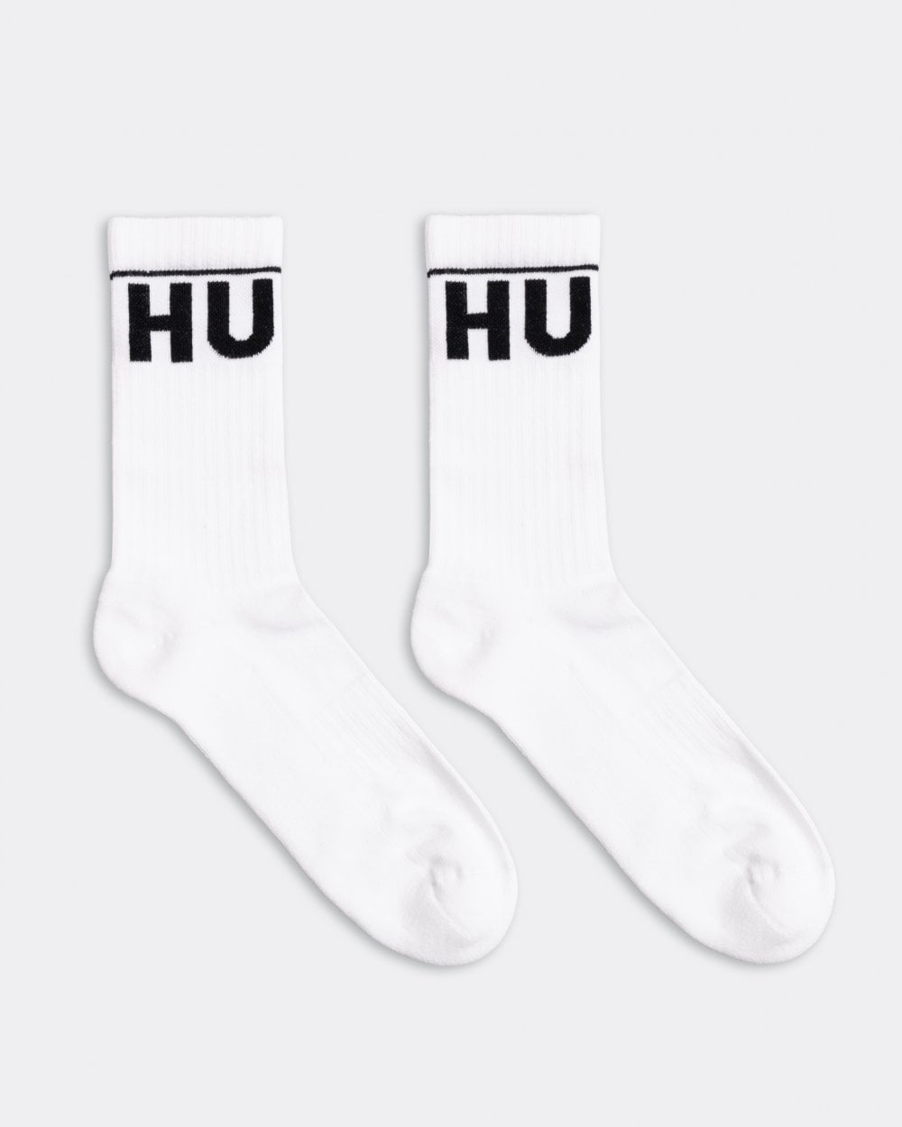 HUGO 2 Pack QS Rib Iconic Mens Combed Cotton Socks