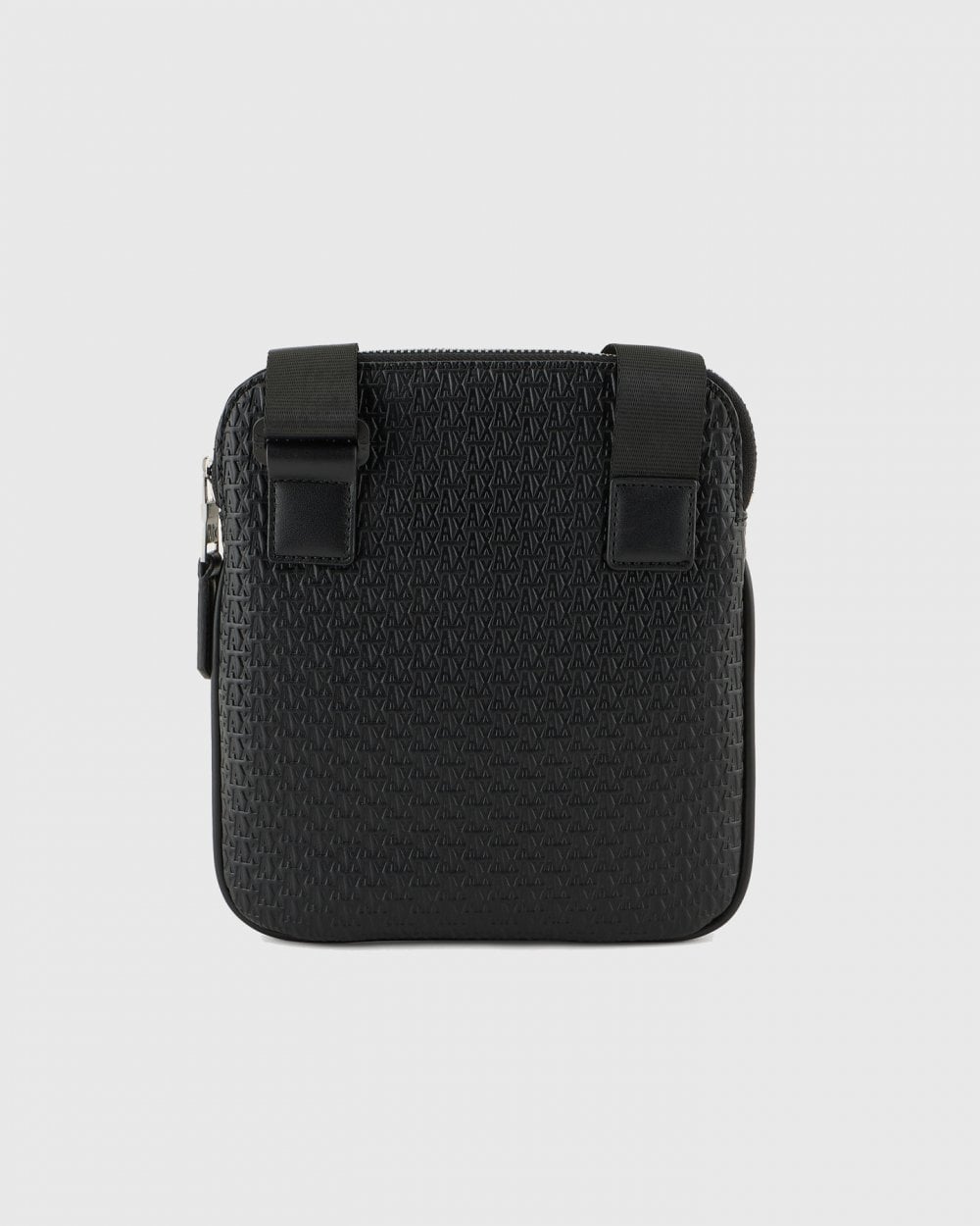 Armani Exchange Mens Embossed Logo Pattern Messenger Bag