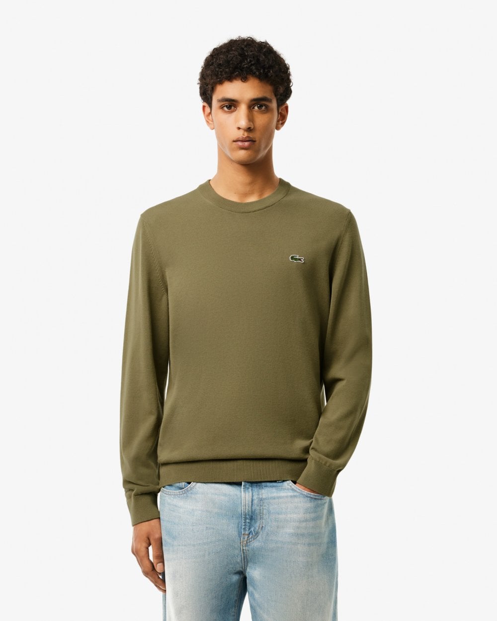 Lacoste Mens Organic Cotton Crew Neck Sweater