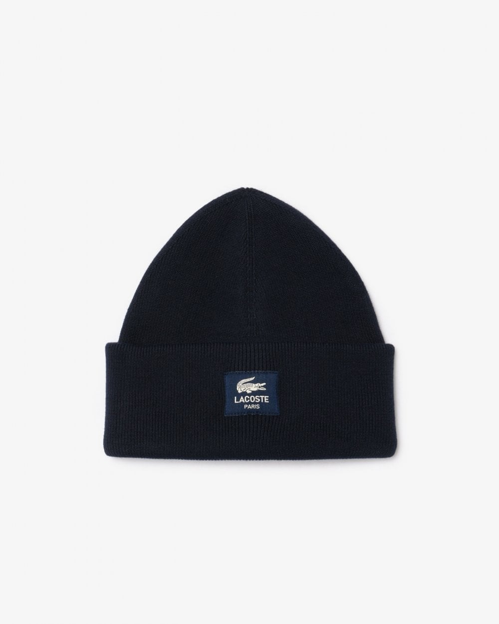 Lacoste Mens Cotton Blend Double Face Beanie