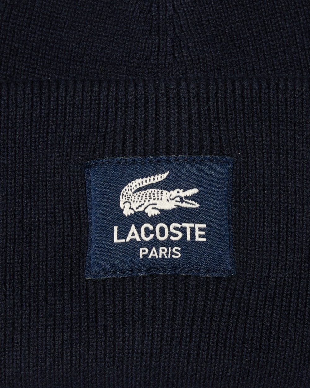 Lacoste Mens Cotton Blend Double Face Beanie