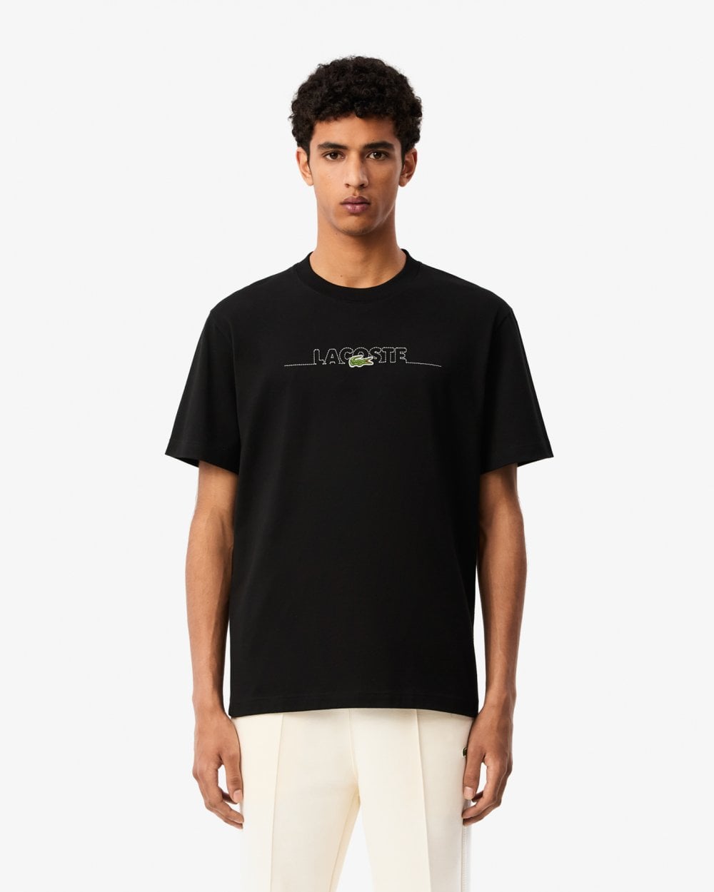 Lacoste Lacoste Mens French Made Embroidered T-Shirt