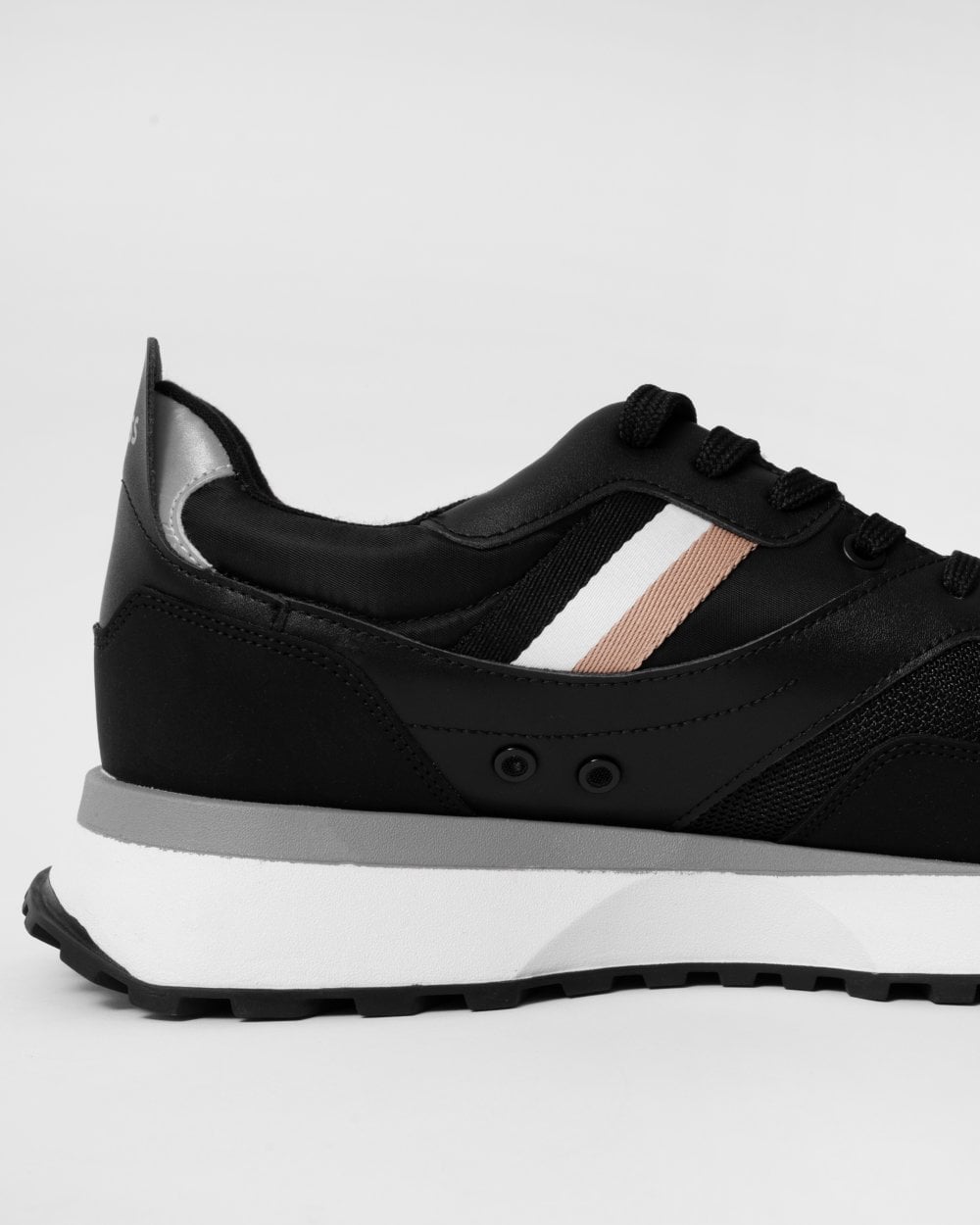 BOSS Orange Jonah Mens Running Style Trainers With EVA Rubber Outsole NOS - Black 001