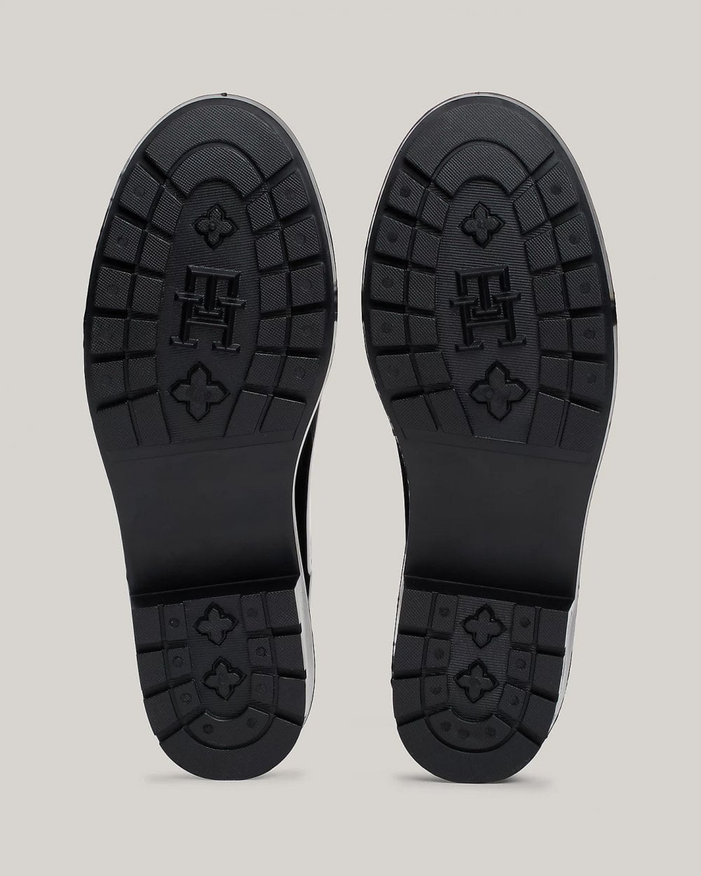 Tommy Hilfiger Flag Womens Chelsea Rainboots - Black