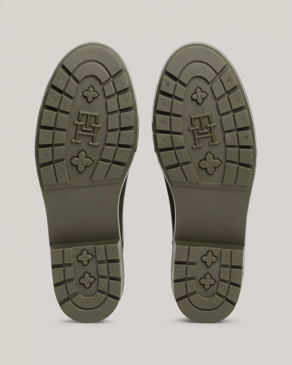 Tommy Hilfiger Flag Womens Chelsea Rainboots - Utility Olive