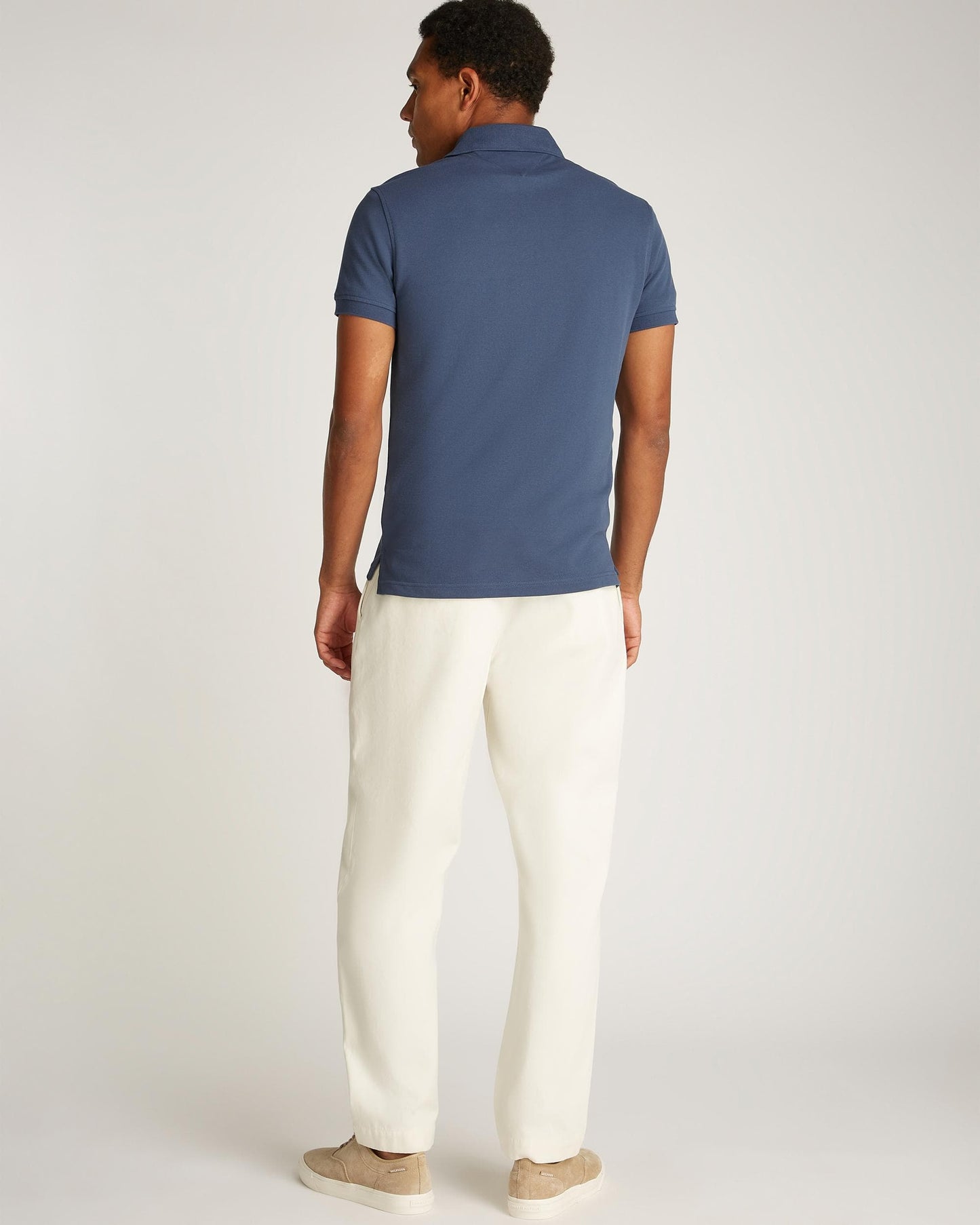 Tommy Hilfiger Core 1985 Slim Mens Polo Shirt - Aegean Sea