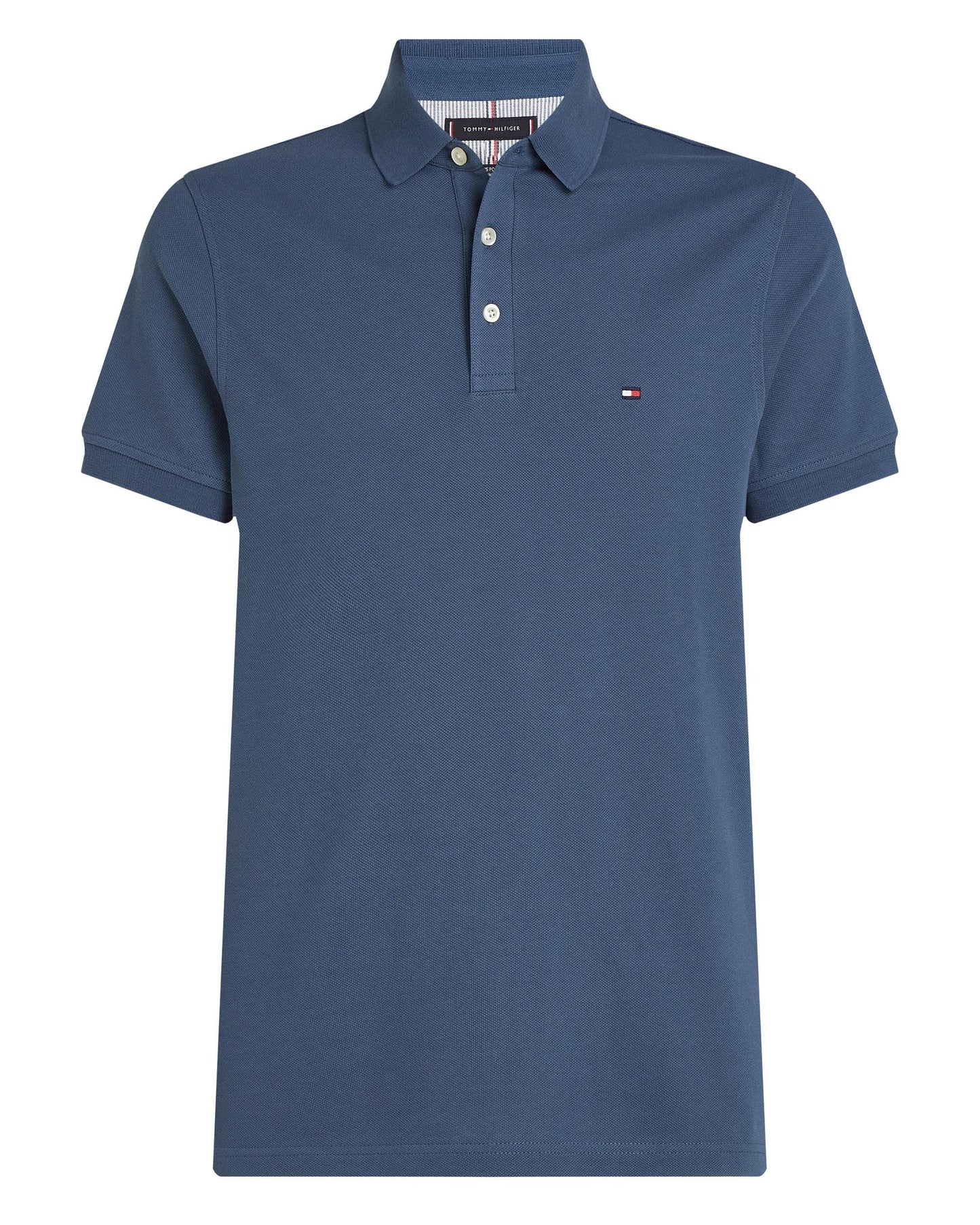 Tommy Hilfiger Core 1985 Slim Mens Polo Shirt - Aegean Sea