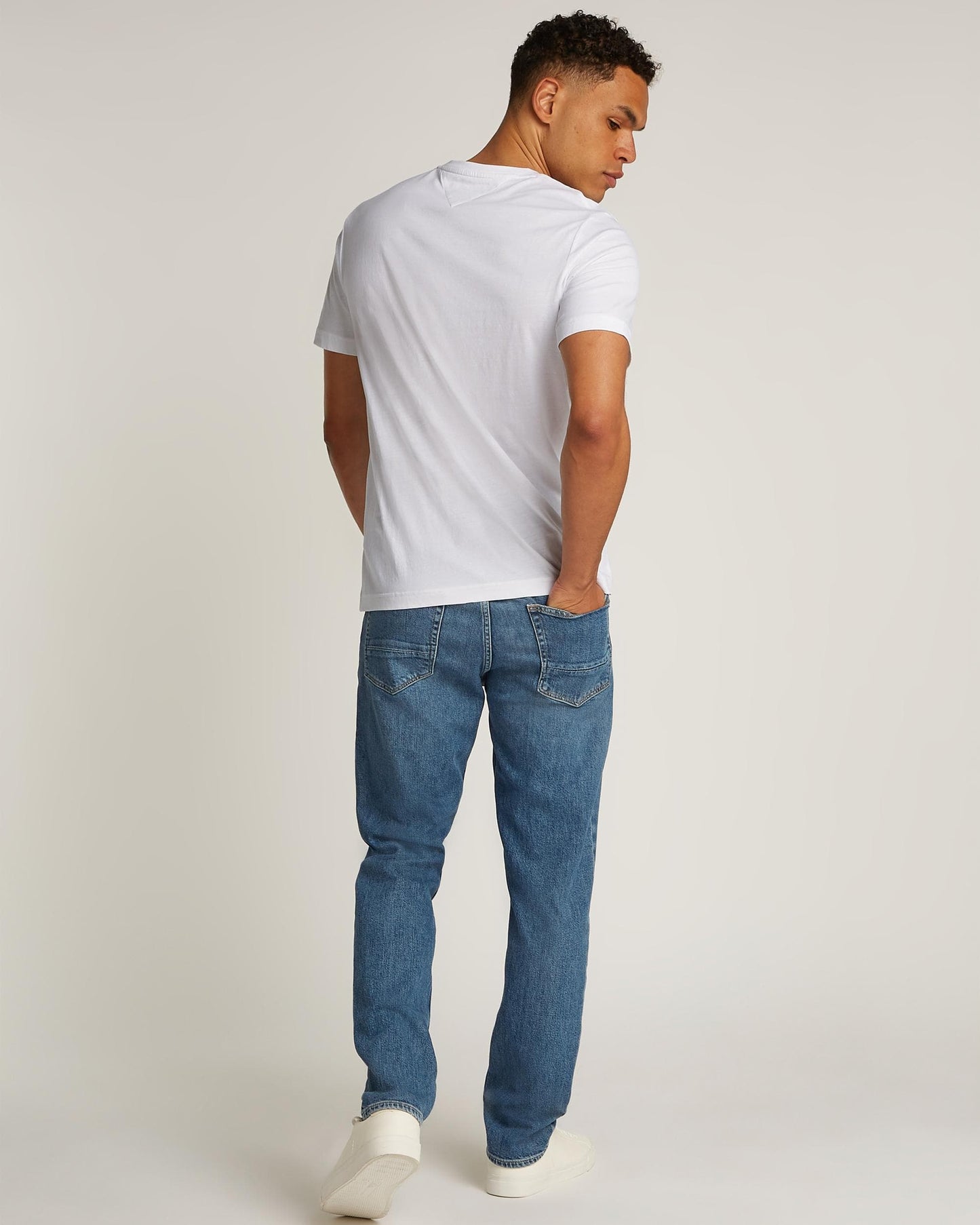 Tommy Hilfiger Hilfiger Chest Insert Mens T-Shirt - White