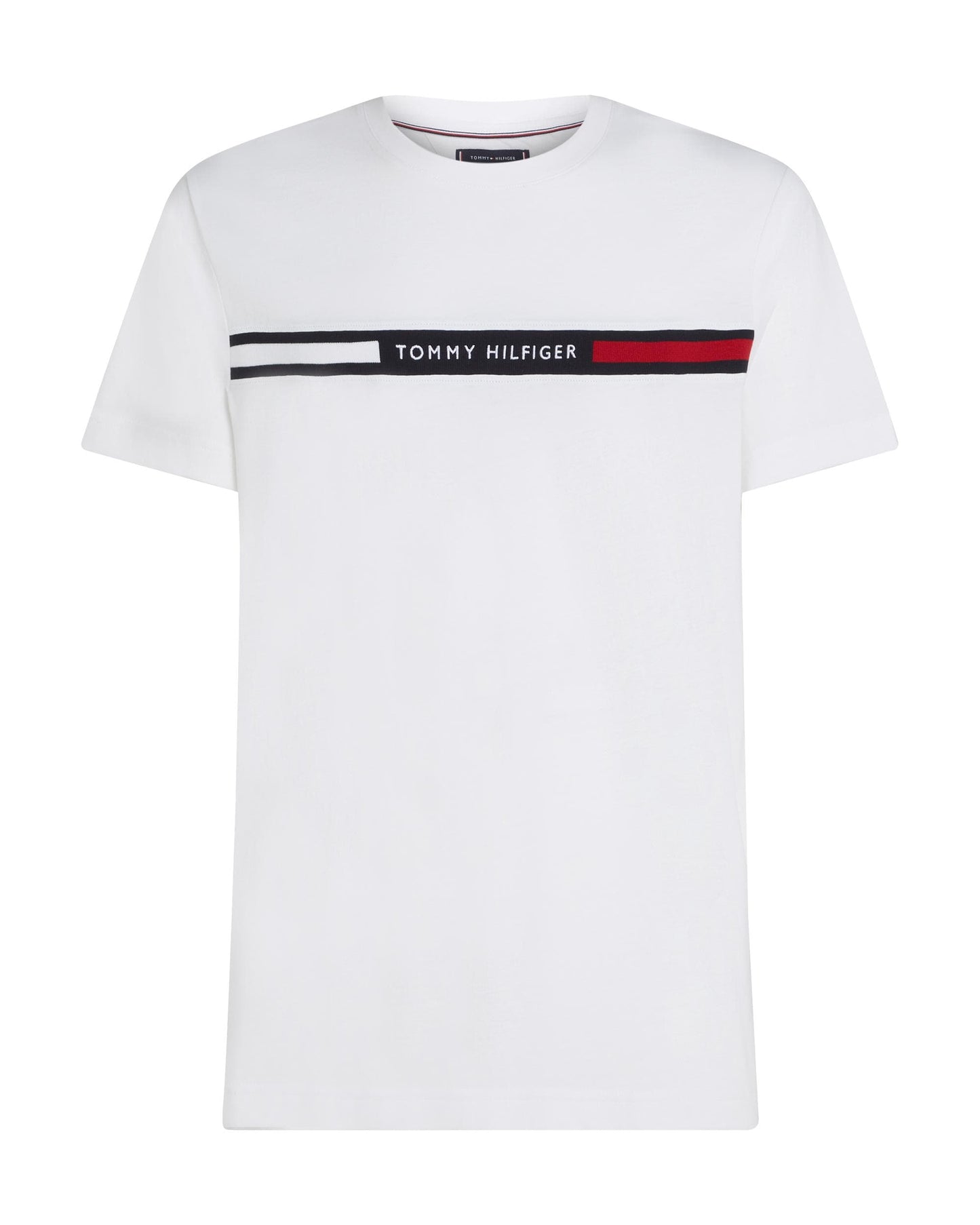 Tommy Hilfiger Hilfiger Chest Insert Mens T-Shirt - White