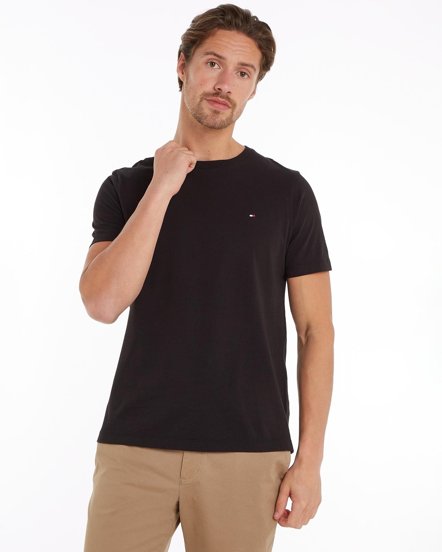 Tommy Hilfiger Essential Solid Mens T-Shirt - Black