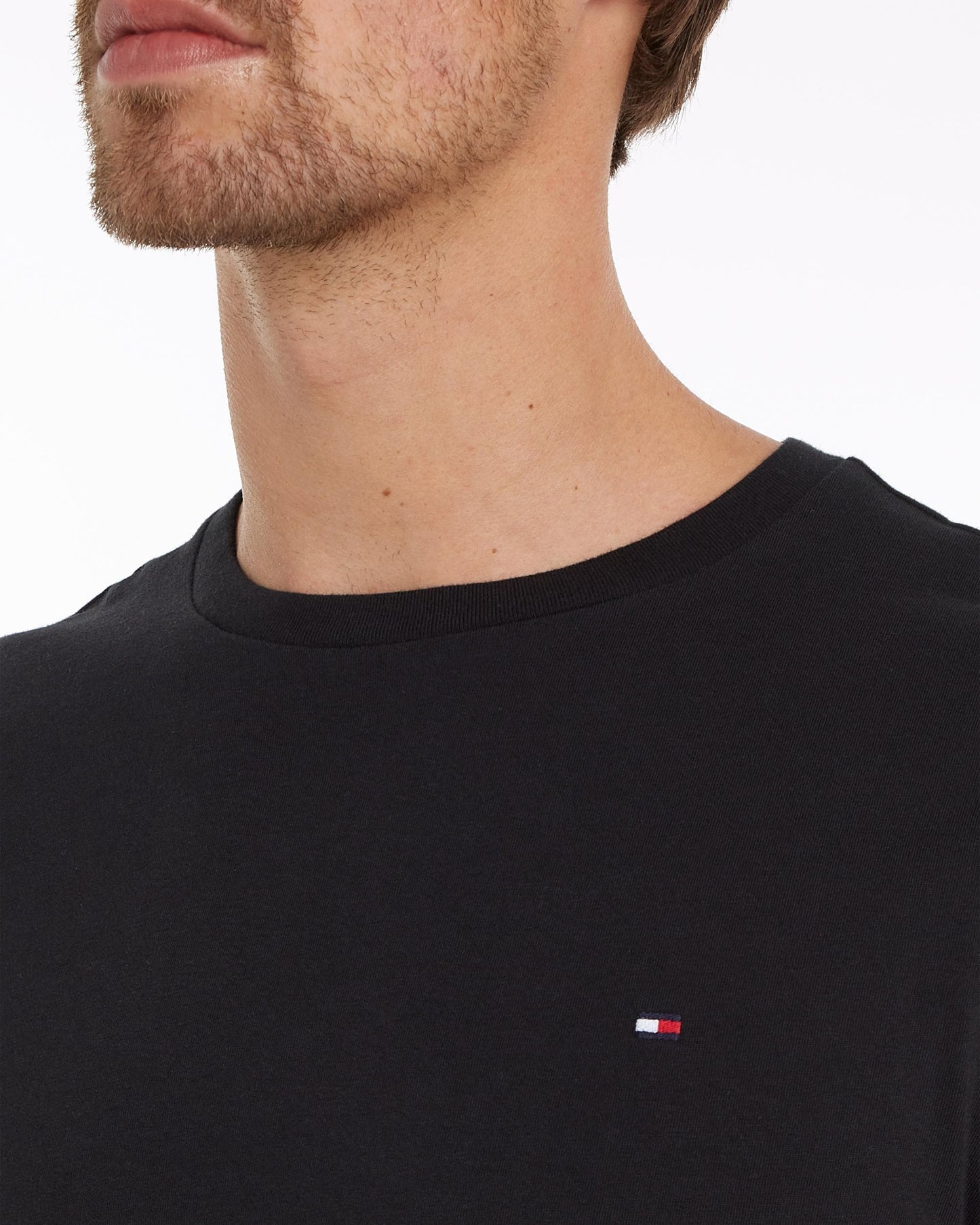 Tommy Hilfiger Essential Solid Mens T-Shirt - Black