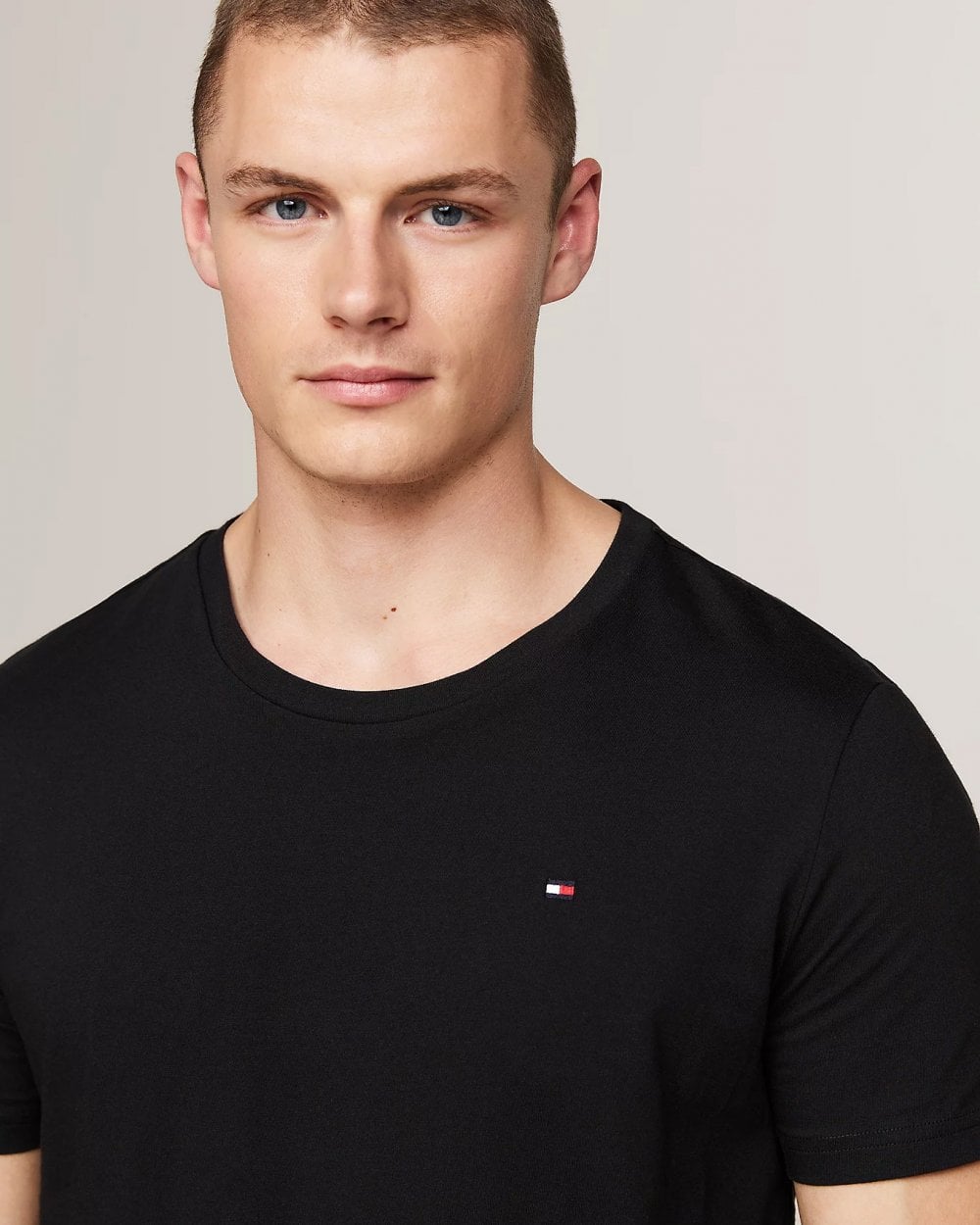 Tommy Hilfiger 3 Pack Mens T-Shirts - Black/Black/Black