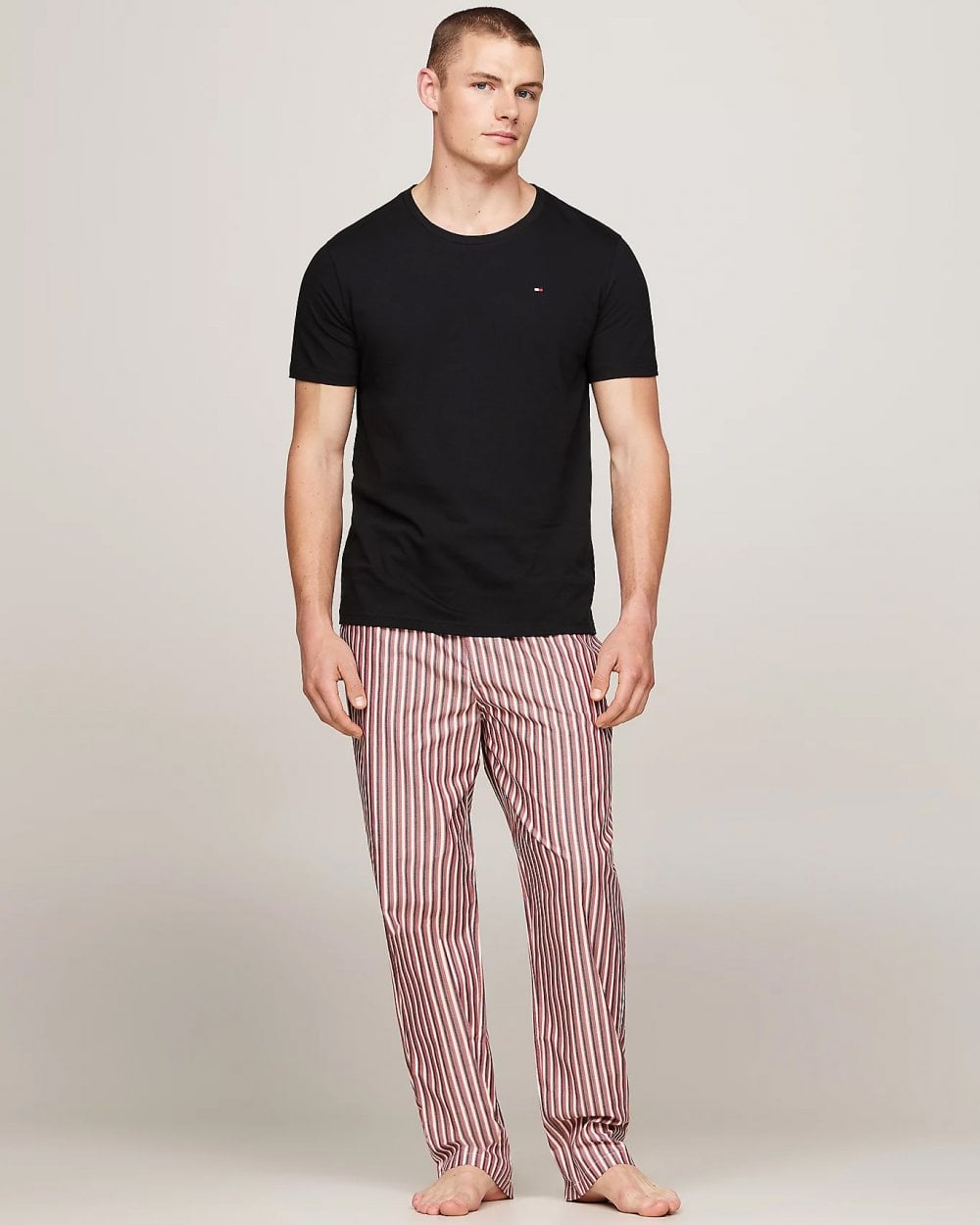 Tommy Hilfiger 3 Pack Mens T-Shirts - Black/Black/Black