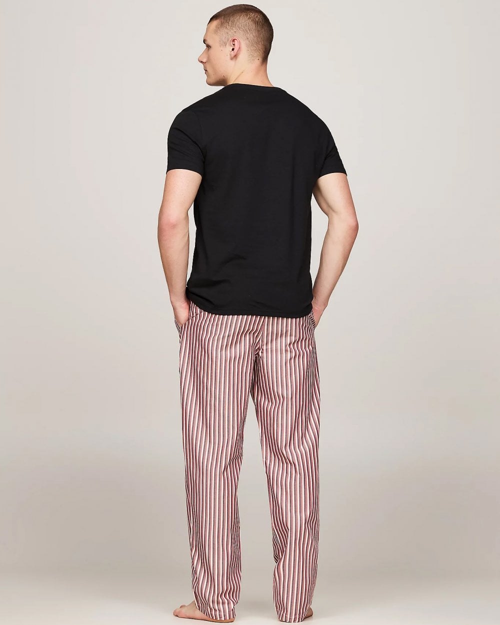 Tommy Hilfiger 3 Pack Mens T-Shirts - Black/Black/Black