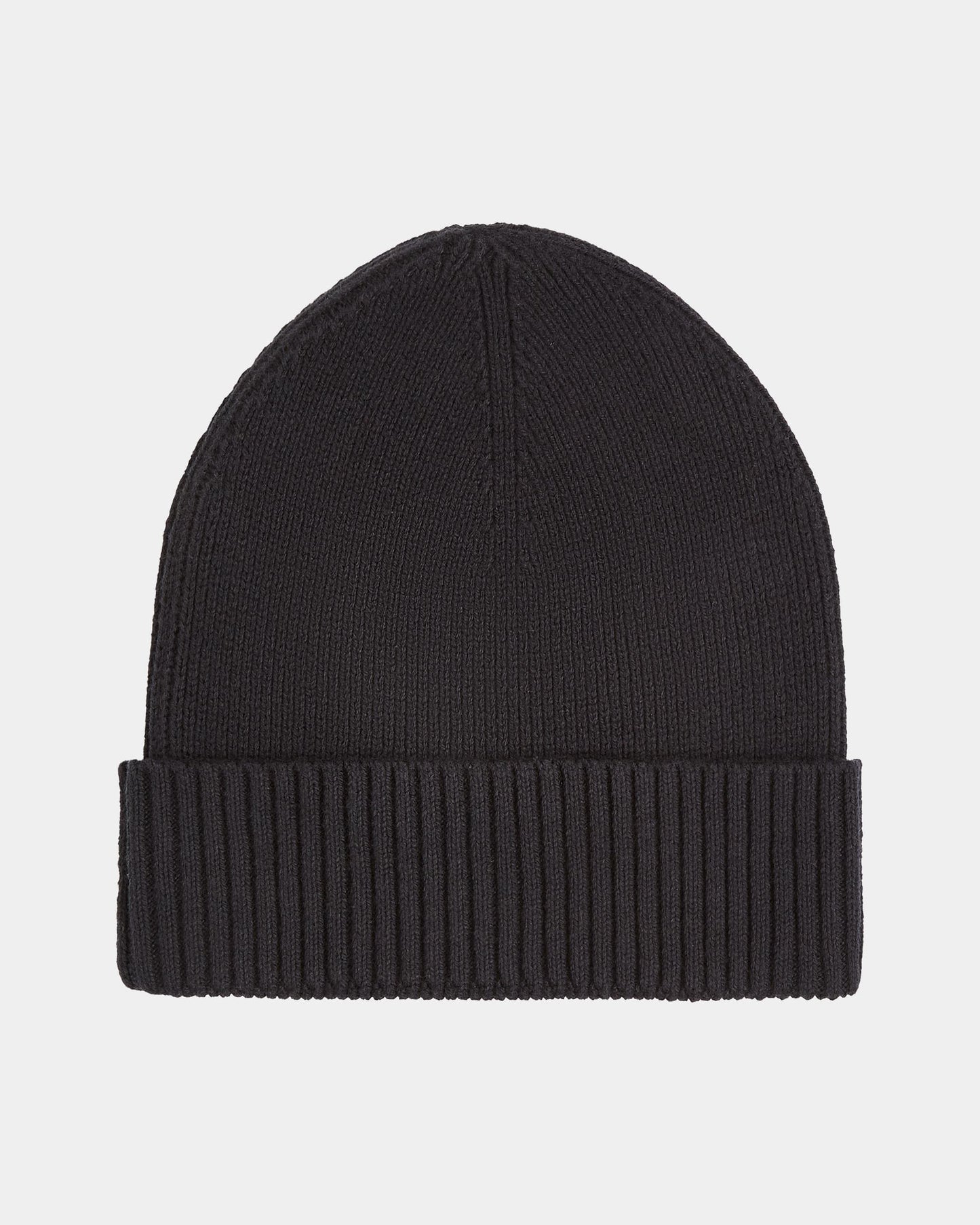 Tommy Hilfiger TH Flag Mens Pima Cotton Beanie - Black