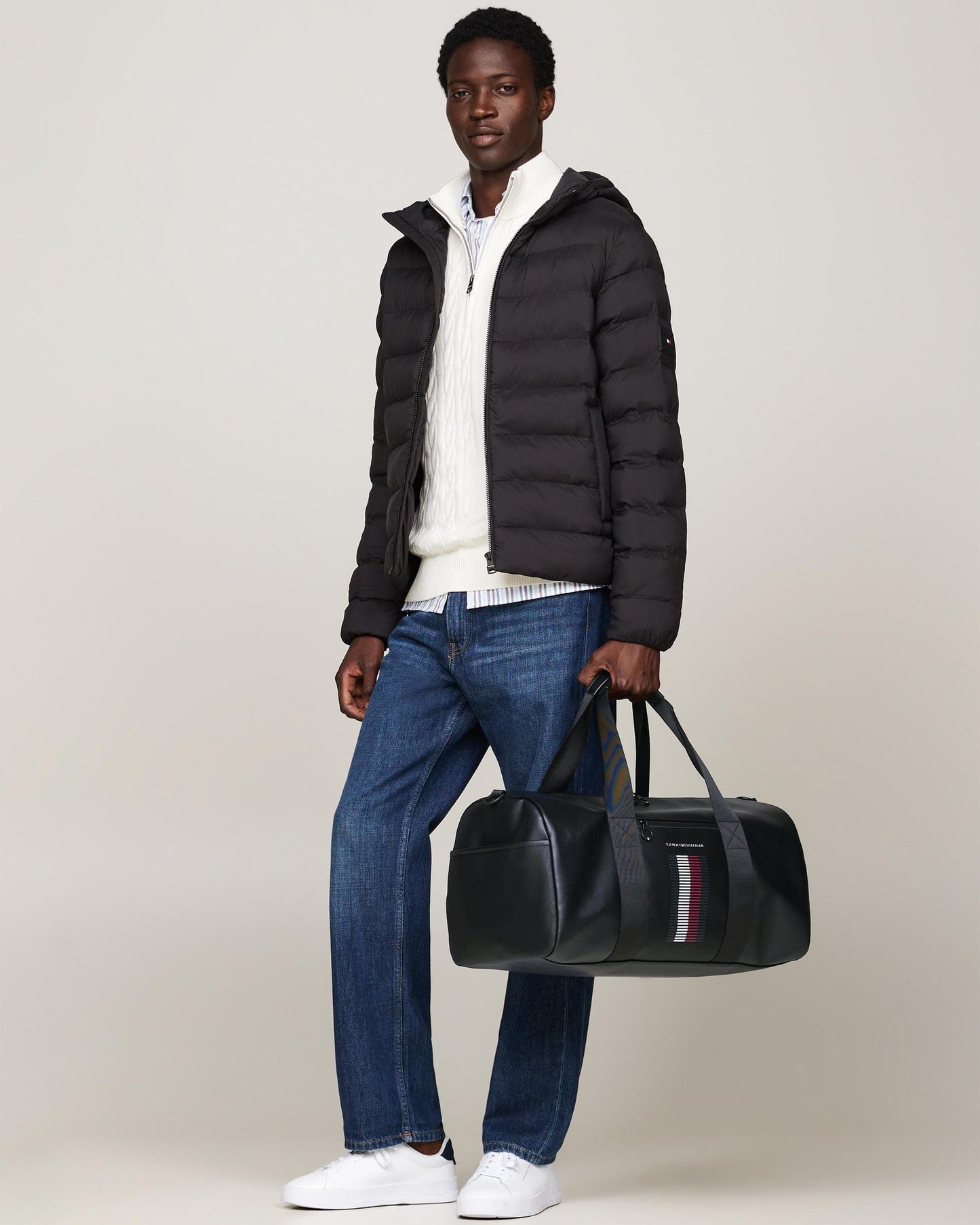 Tommy Hilfiger TH Foundation Pique Mens Duffle Bag