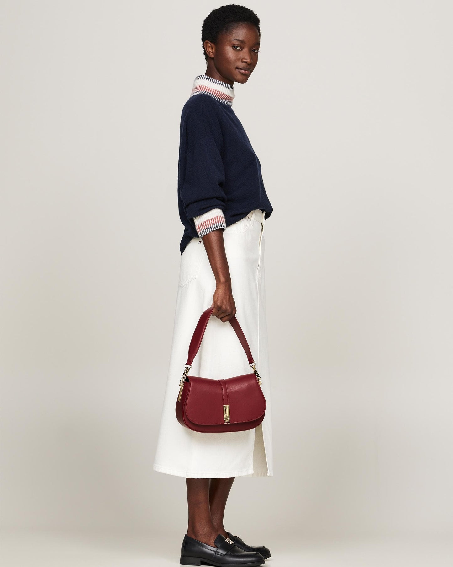 Tommy Hilfiger TH Heritage Womens Saddle Bag
