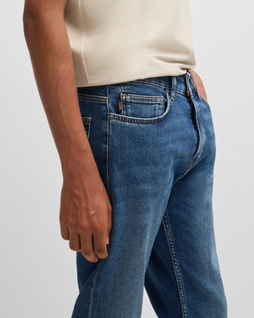 BOSS Orange BOSS Orange DELAWARE BO Mens Navy Jeans