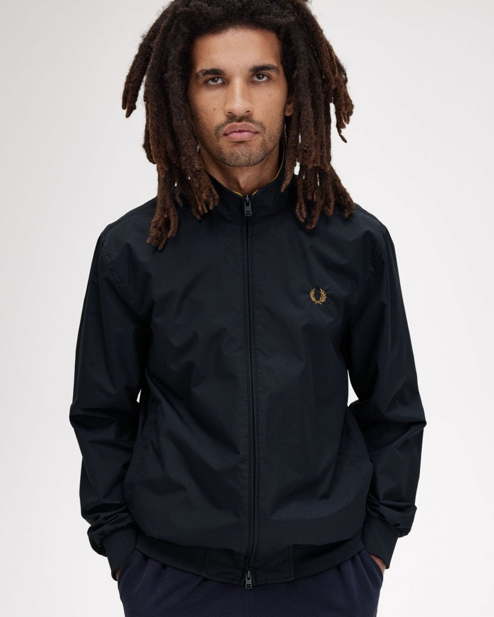 Fred Perry Mens Brentham Jacket - Navy 248