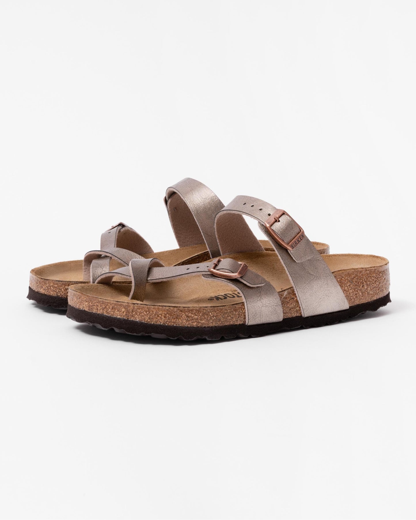 Birkenstock Mayari Birko Flor Womens Sandals - Graceful Taupe