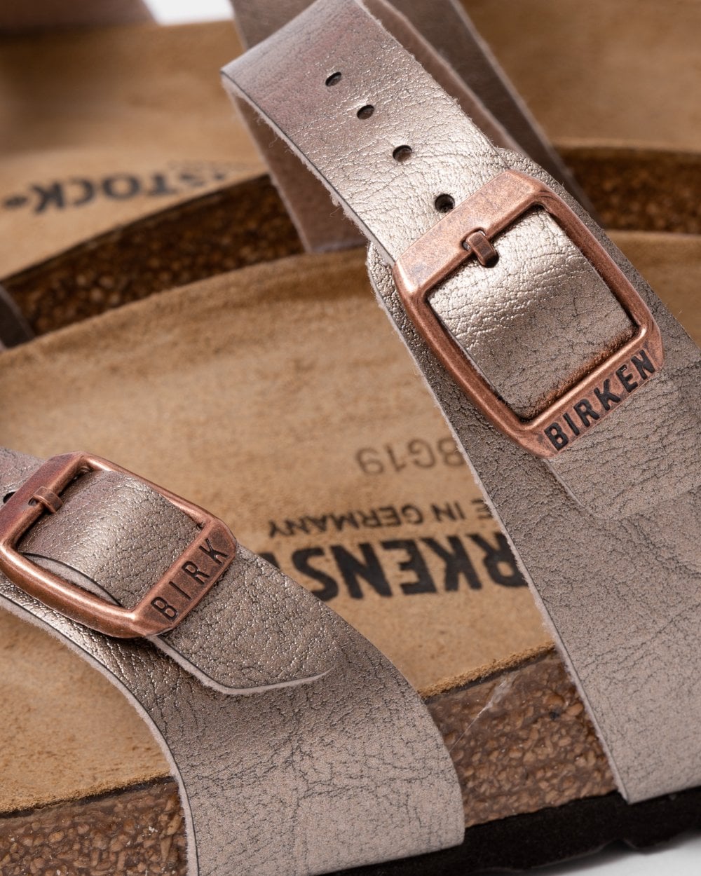 Birkenstock Mayari Birko Flor Womens Sandals - Graceful Taupe