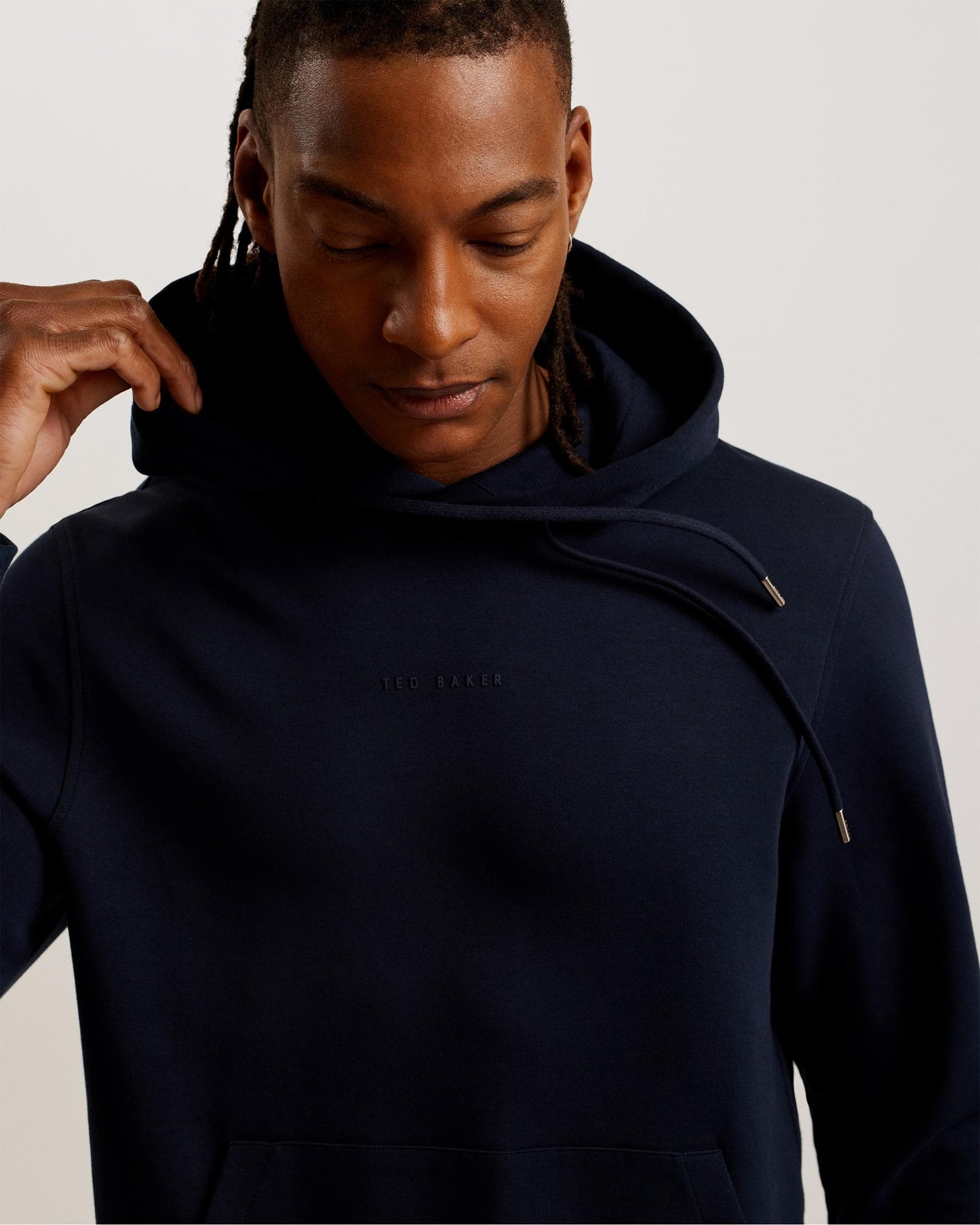 Ted Baker Ted Baker DROTOW Mens Regular Branded Hoodie