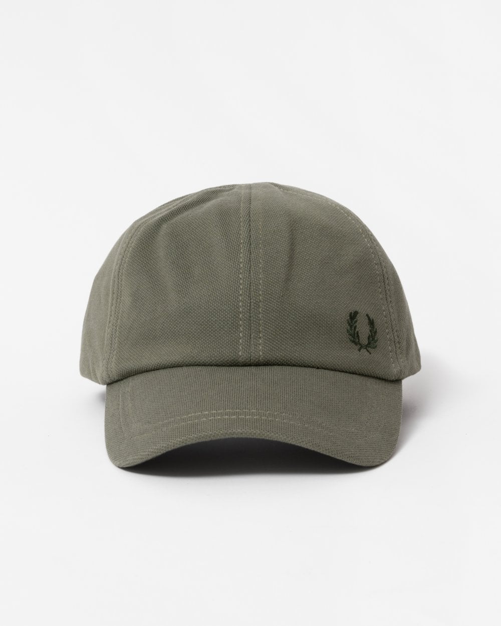 Fred Perry Classic Piqué Cap - Laurel Wreath Green/Night Green W49