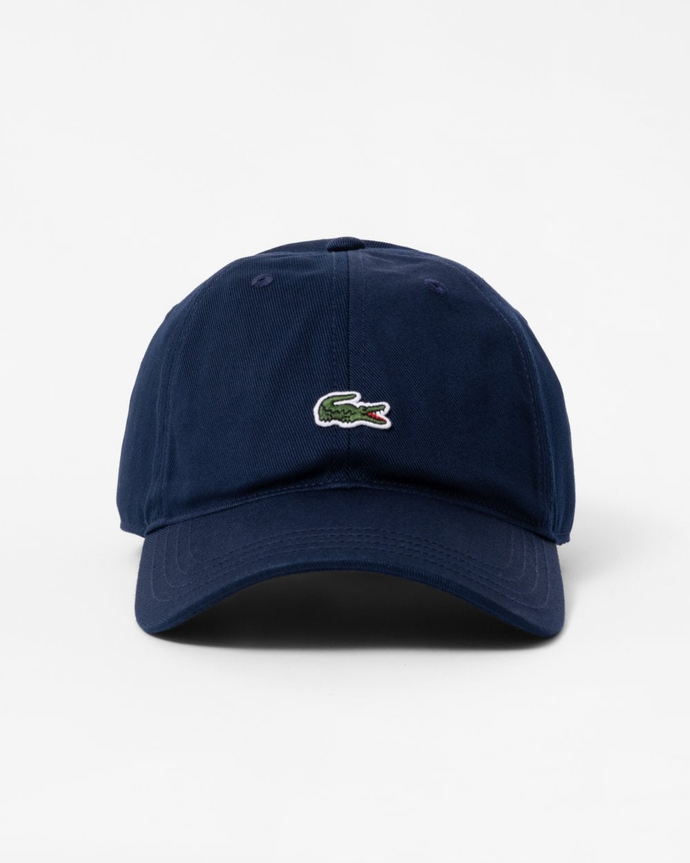 Lacoste Mens Organic Cotton Twill Cap - Navy Blue 166