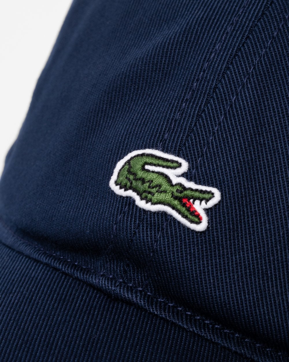 Lacoste Mens Organic Cotton Twill Cap - Navy Blue 166