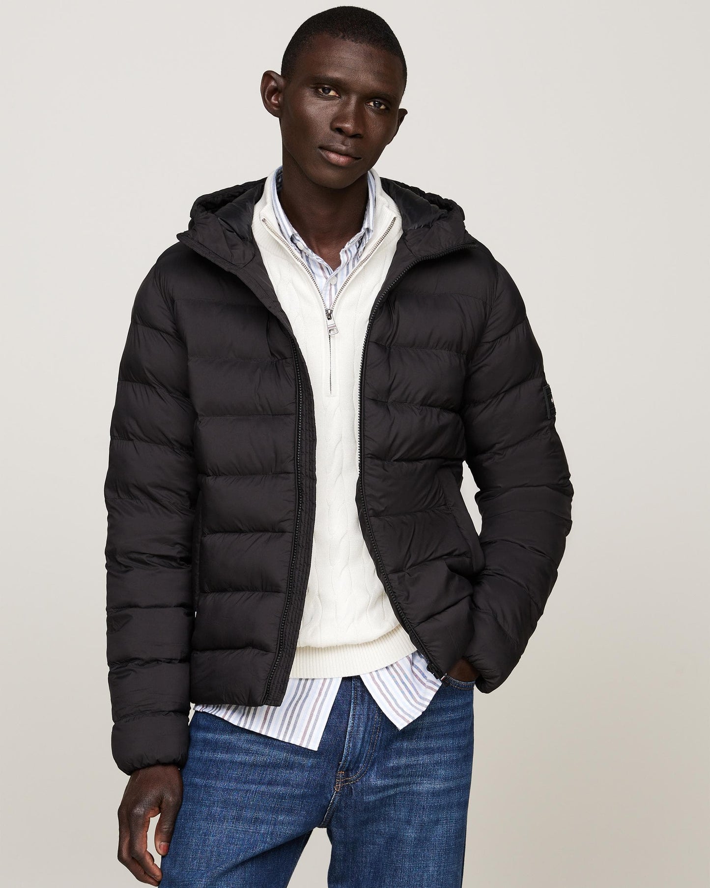 Tommy Hilfiger Tommy Hilfiger Mid Weight Mens Hooded Jacket