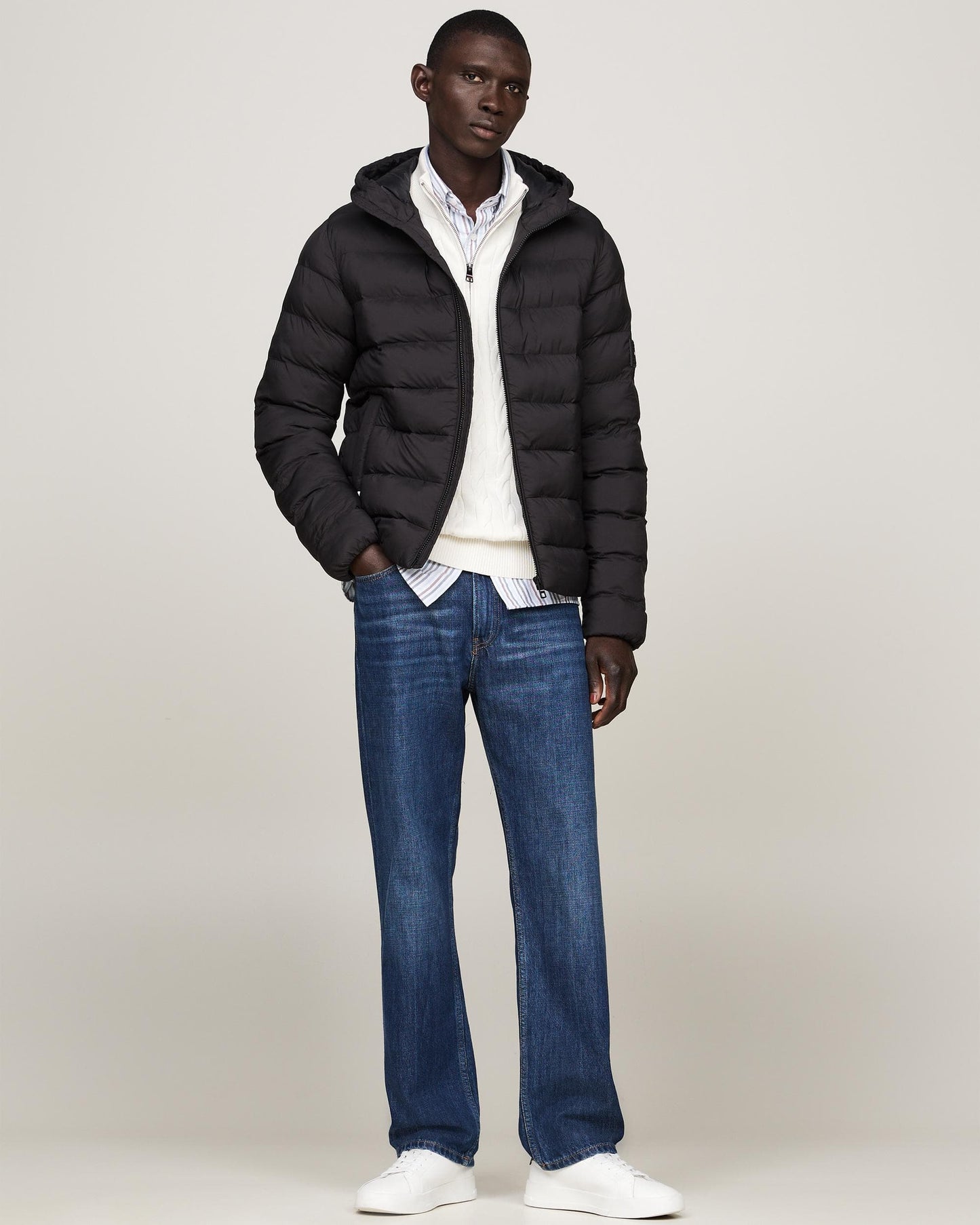 Tommy Hilfiger Tommy Hilfiger Mid Weight Mens Hooded Jacket