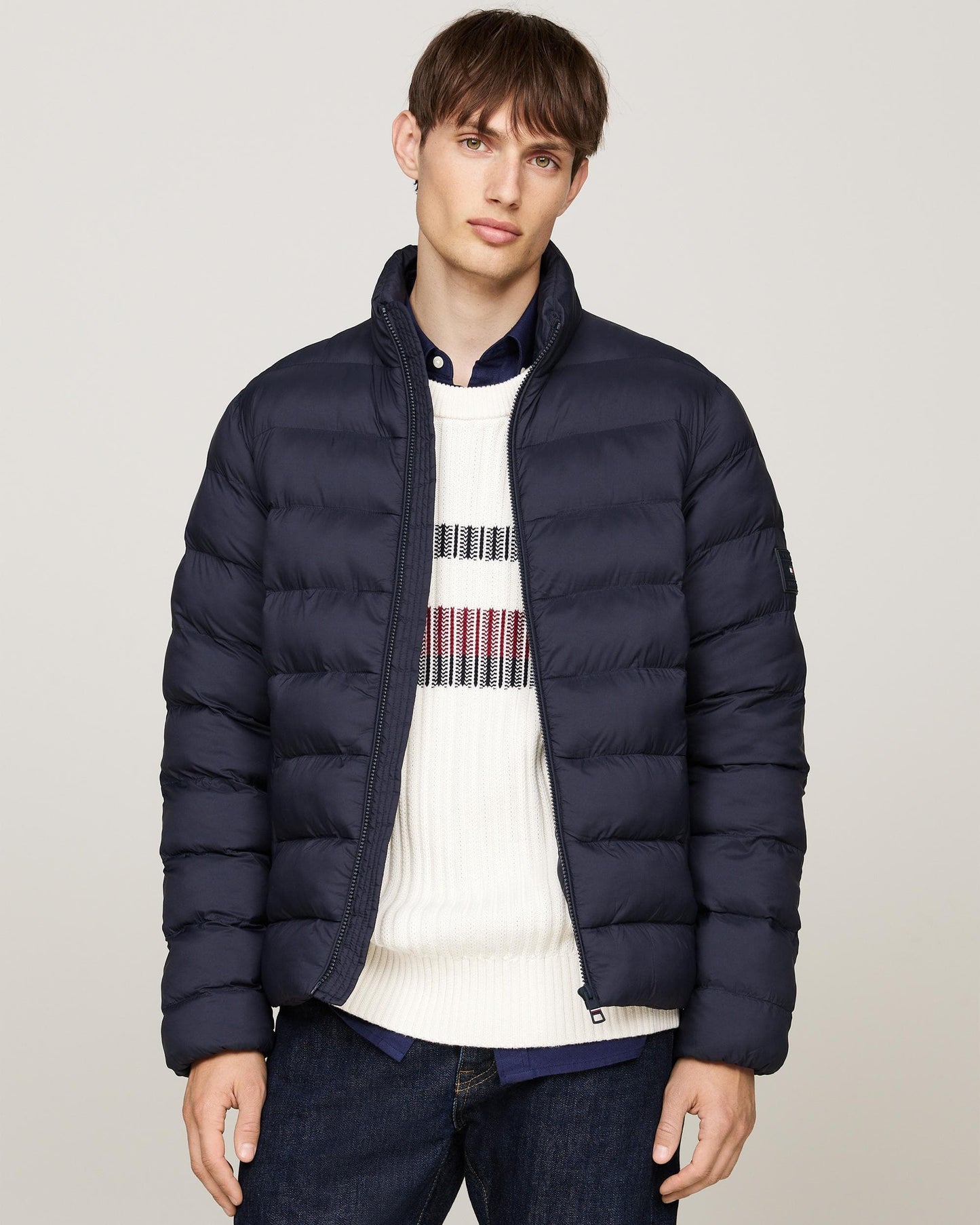 Tommy Hilfiger Tommy Hilfiger Mid Weight Stand Collar Mens Jacket