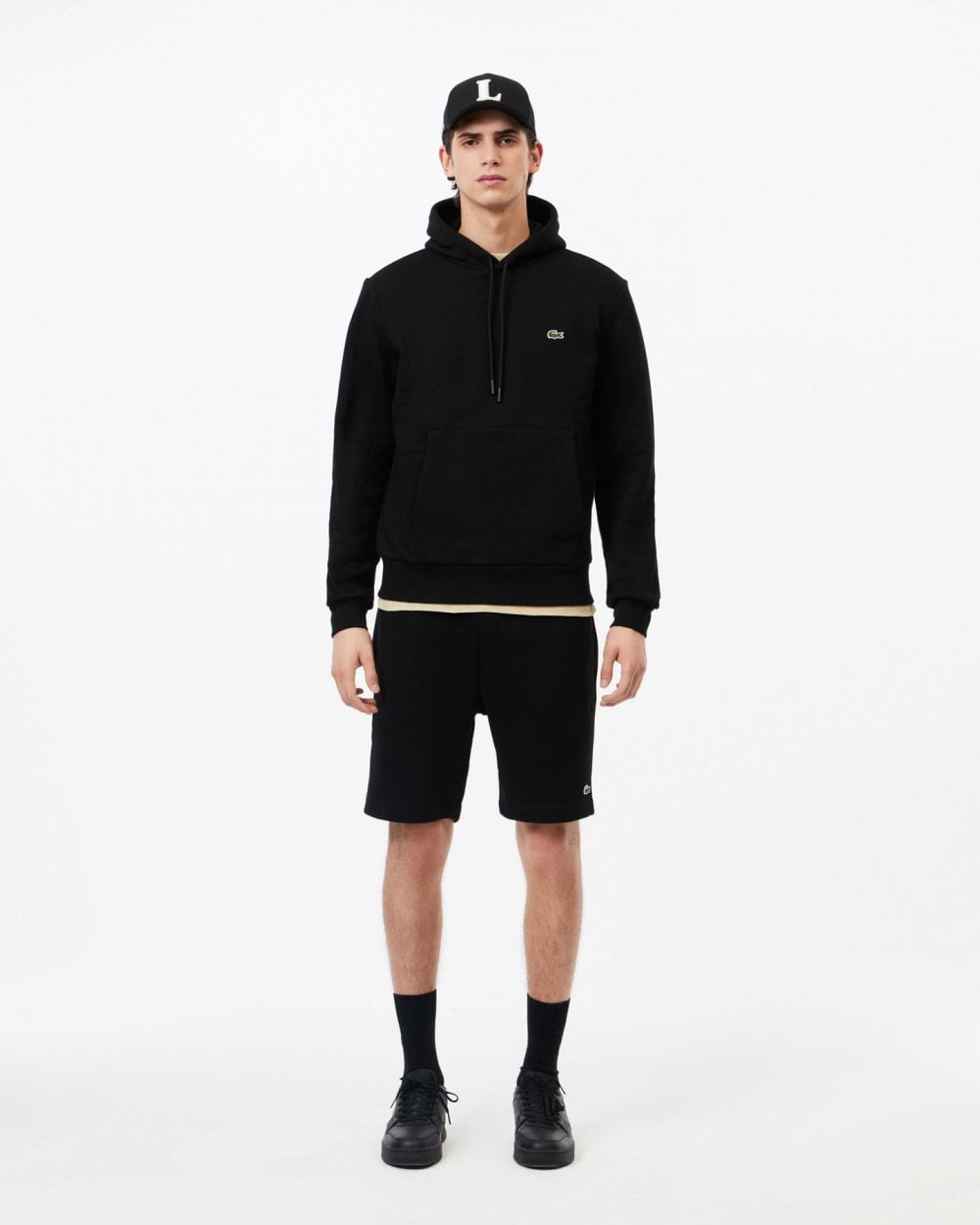 Lacoste Mens Fleece Shorts - Black 031