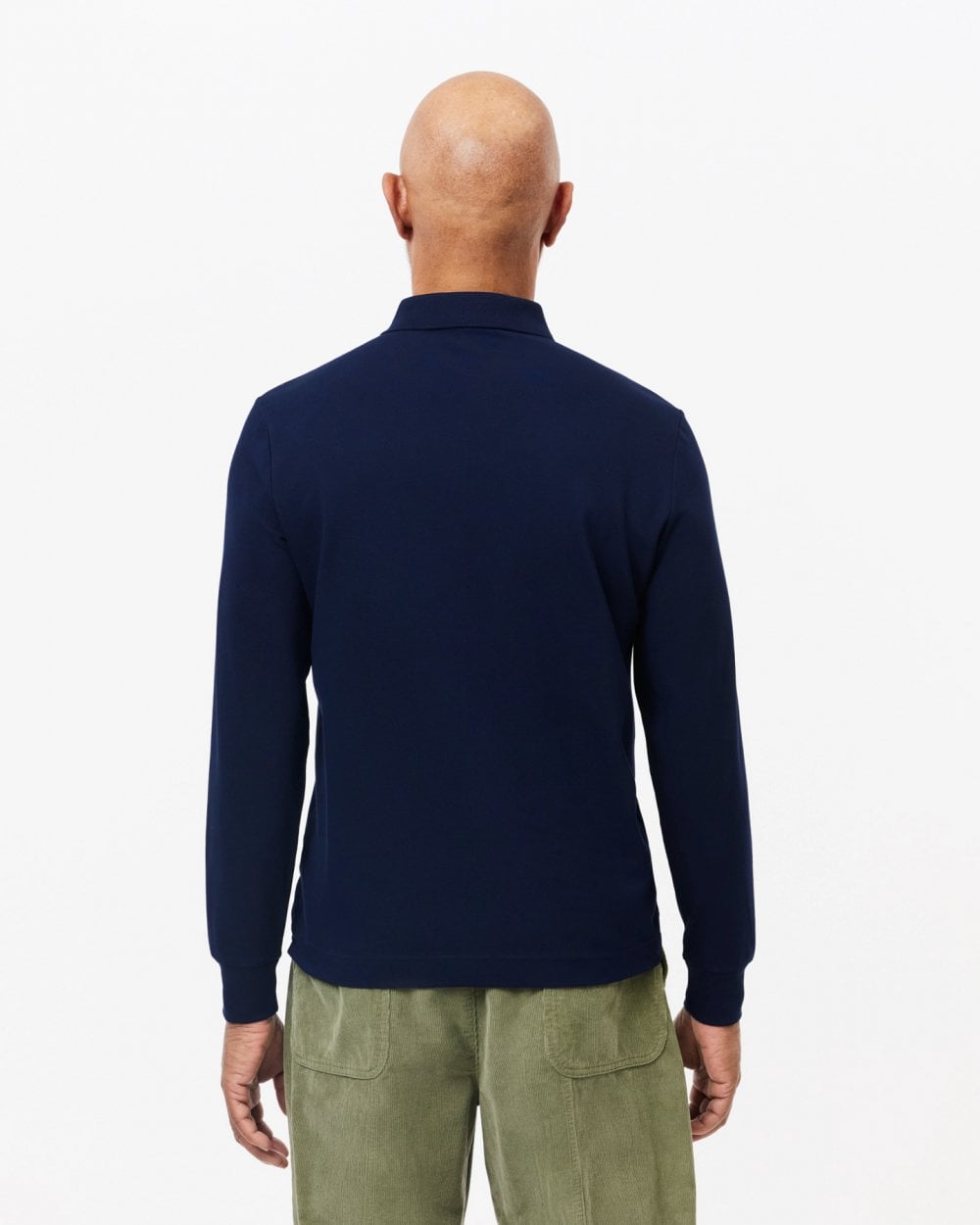 Lacoste Mens Long Sleeve Polo PH2481-00 - Midnight Blue 166