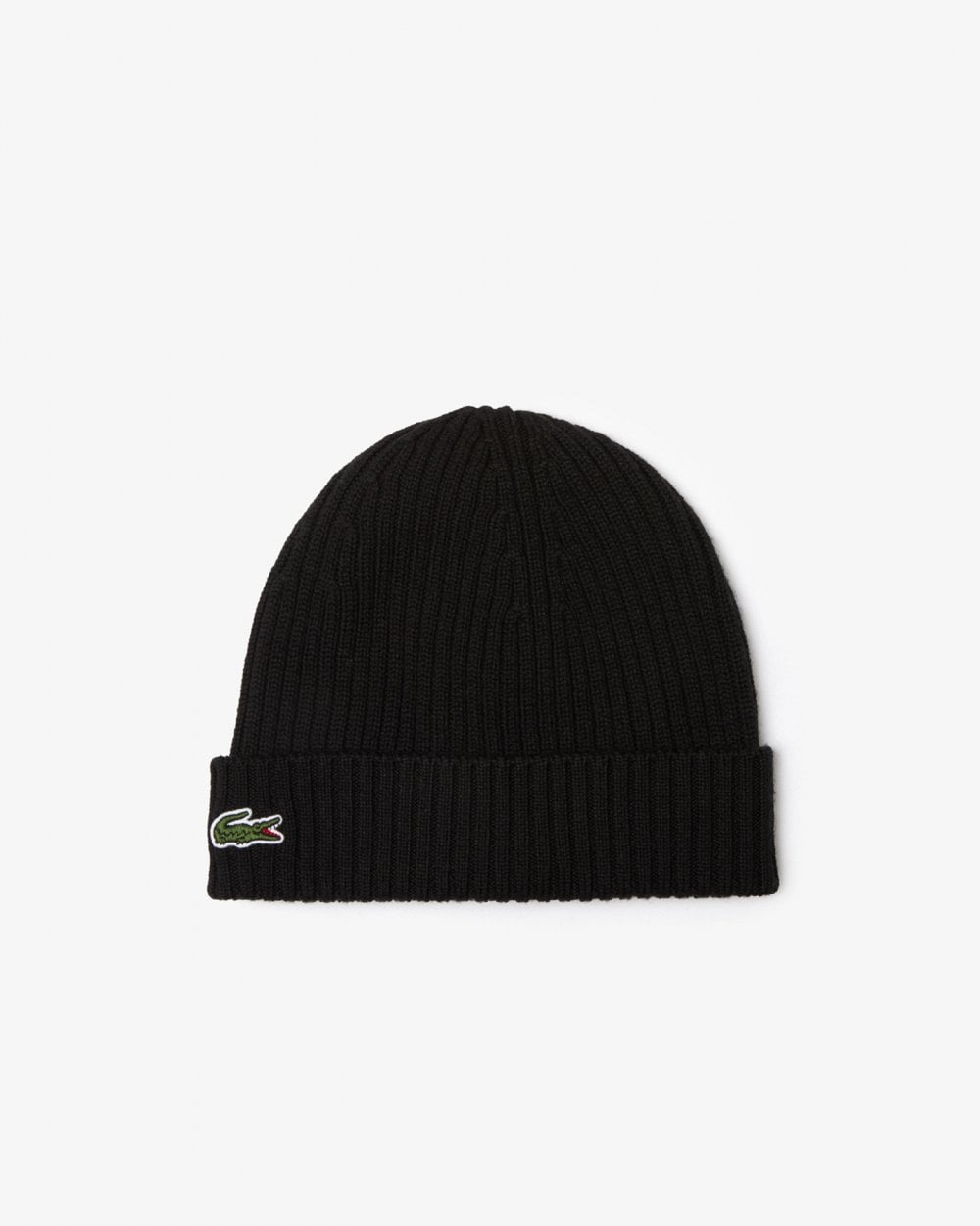 Lacoste Mens Ribbed Beanie