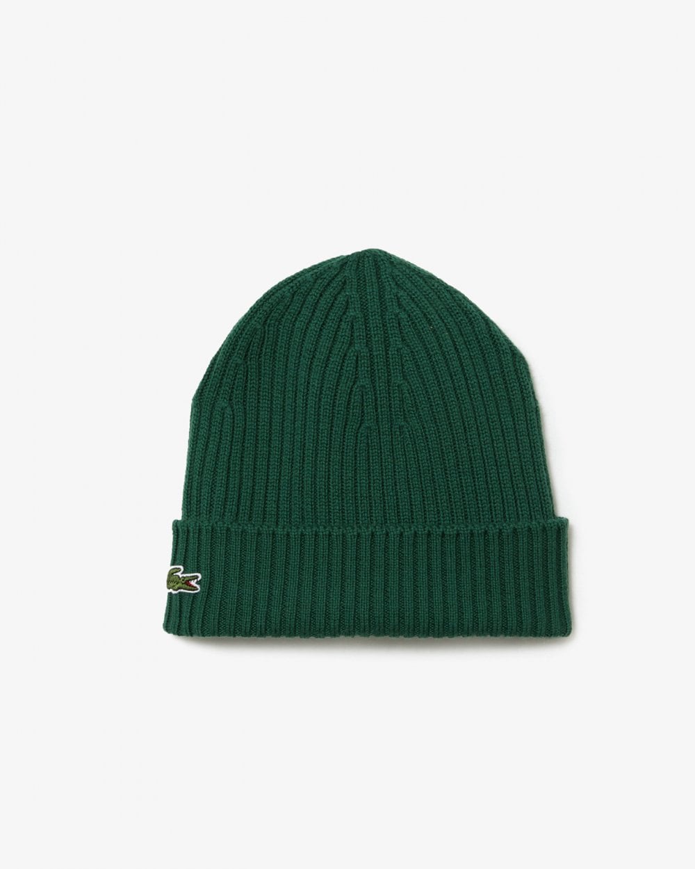 Lacoste Mens Ribbed Beanie