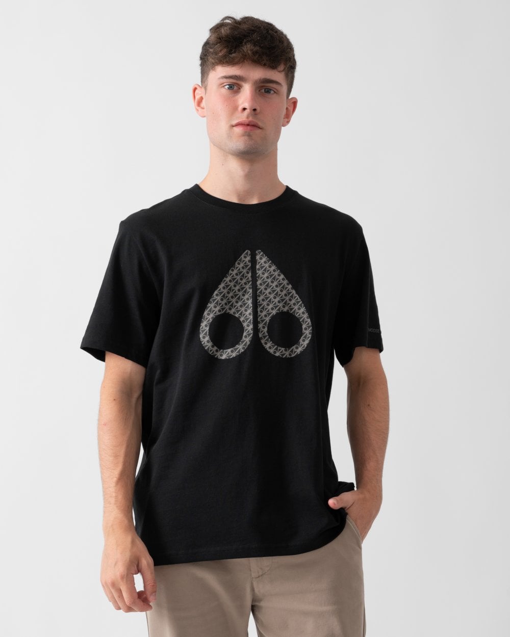 Moose Knuckles Moose Knuckles Chamblee Mens Graphic Print Logo T-Shirt