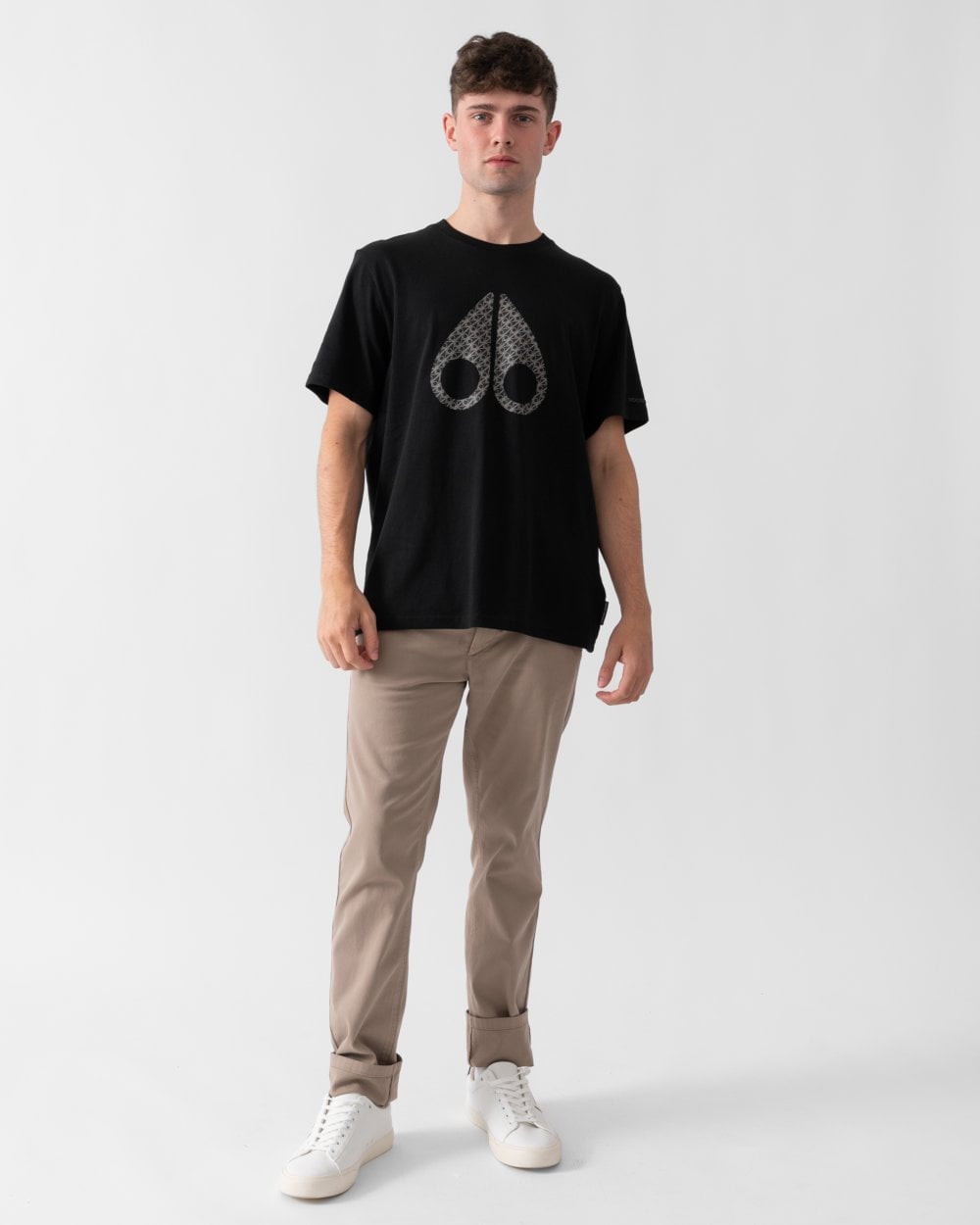 Moose Knuckles Moose Knuckles Chamblee Mens Graphic Print Logo T-Shirt