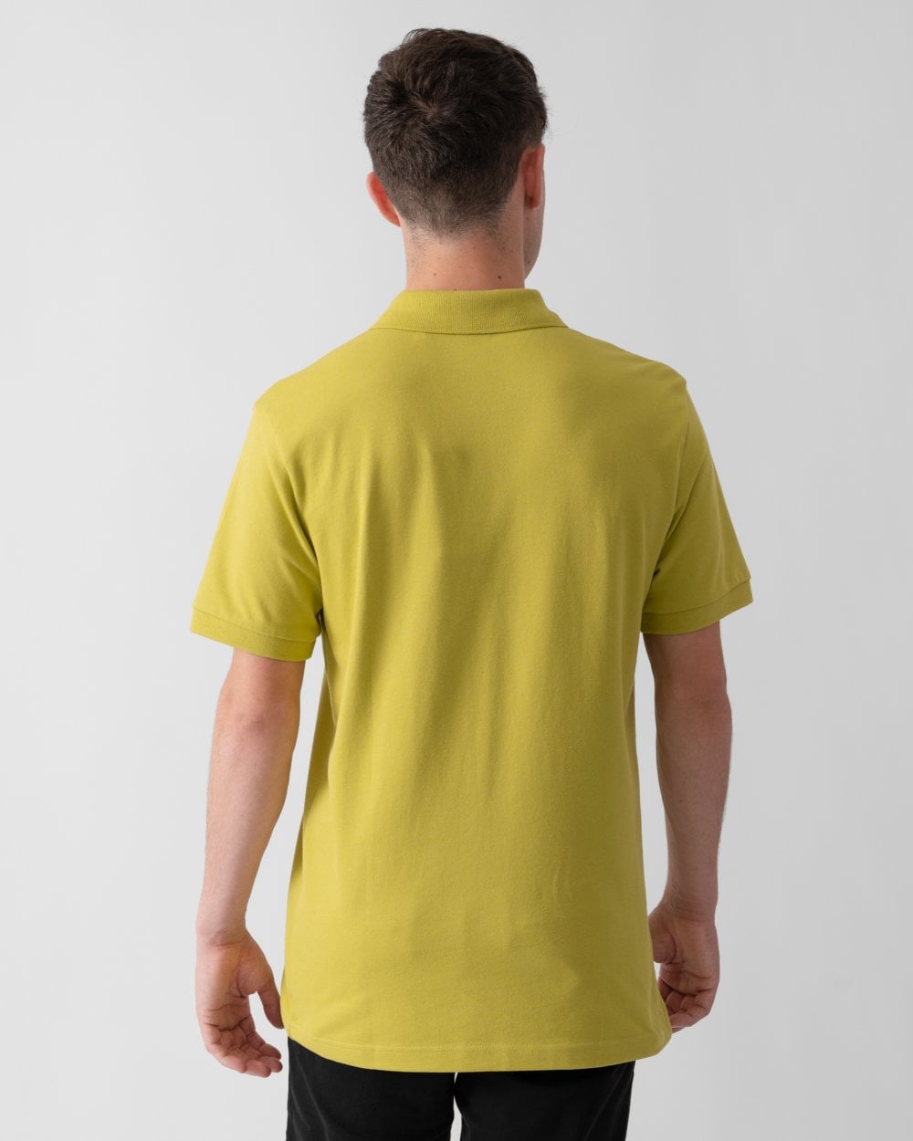 BOSS Orange Passenger Mens Stretch-Cotton Slim-Fit Polo Shirt with Logo Patch - Open Green 398