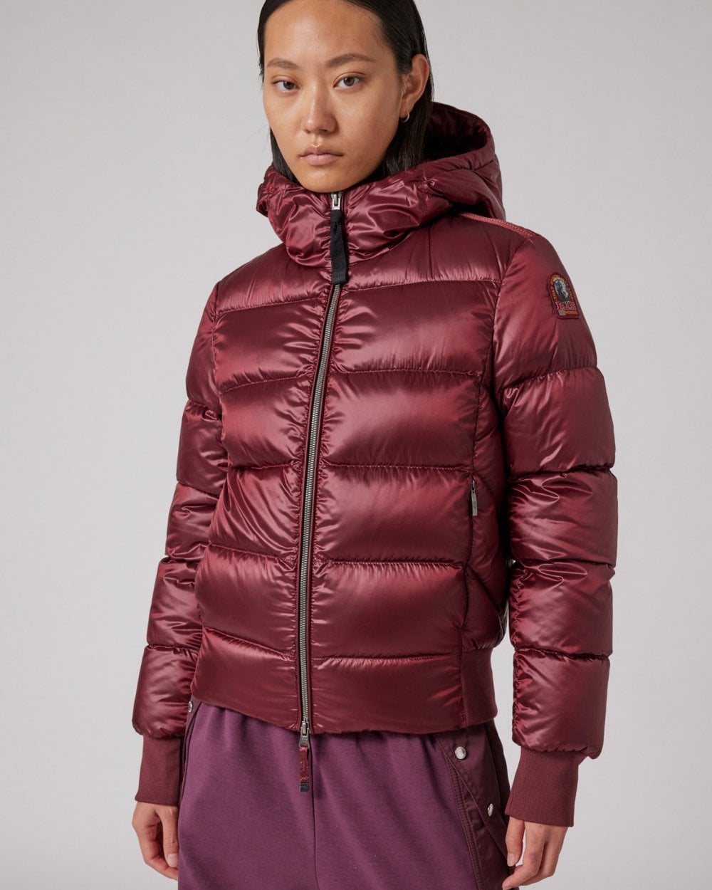 Parajumpers Mariah Womens Hooded Down Bomber Jacket