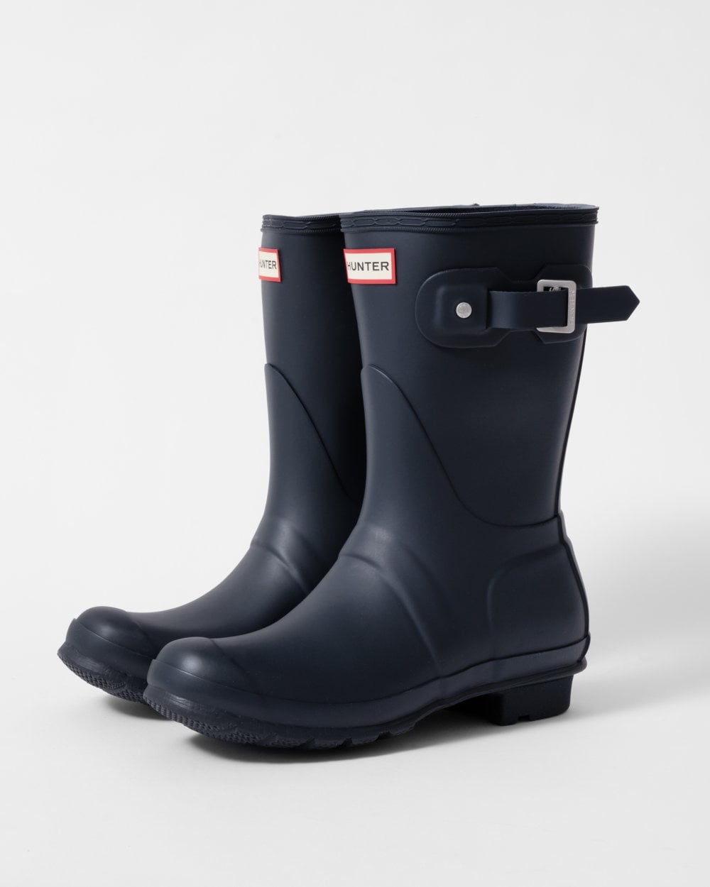 Hunter Original Short Womens Wellies - Navy