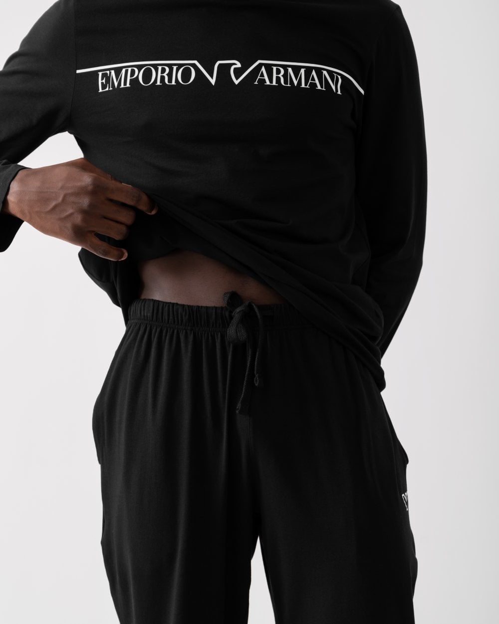 Emporio Armani Emporio Armani Mens Knit Long Pyjamas